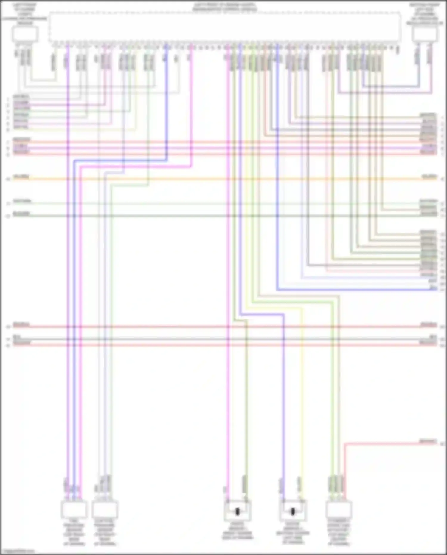 SQ5 Audi II (2017-2020): Wiring diagram engine performance 3.0l turbo, engine controls circuit (4 of 10)