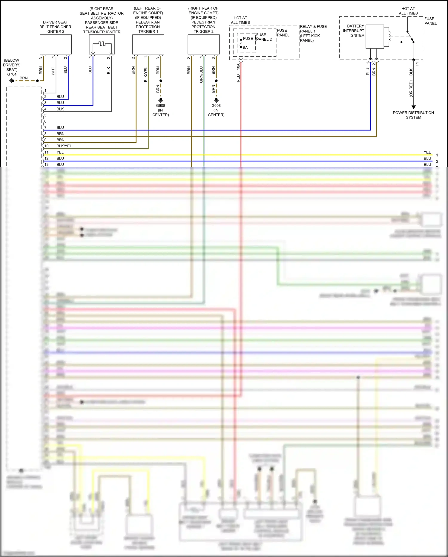 Audi SQ5 II (2017-2020) computer data lines system wiring diagram  (106 of 111)