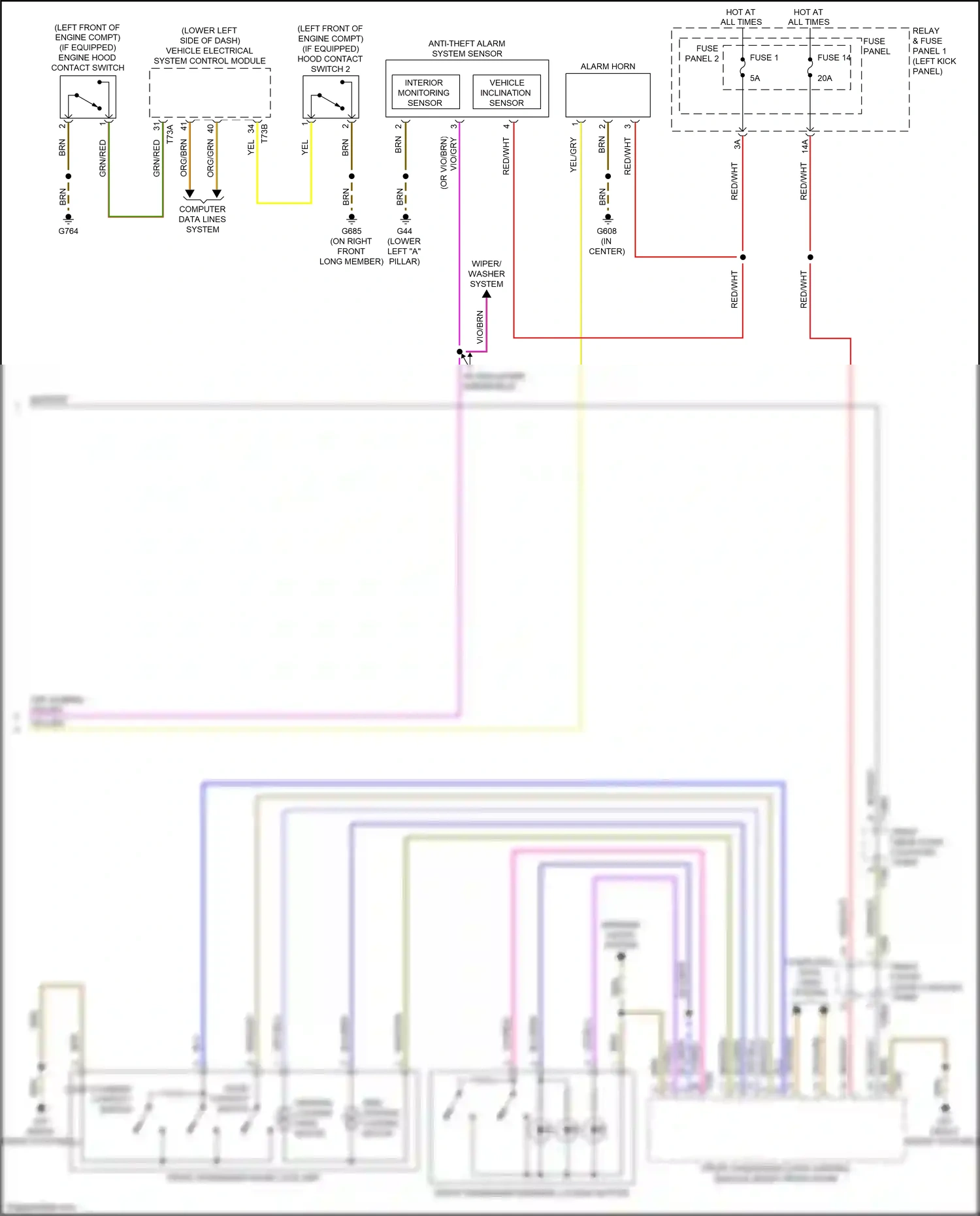 Audi SQ5 II (2017-2020) computer data lines system wiring diagram  (27 of 111)