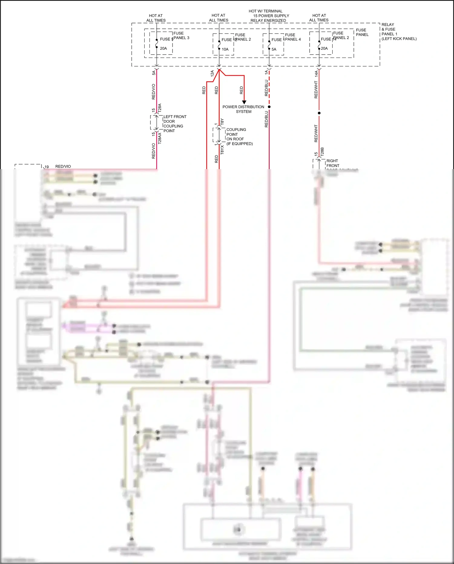 Audi SQ5 II (2017-2020) computer data lines system wiring diagram  (1 of 111)
