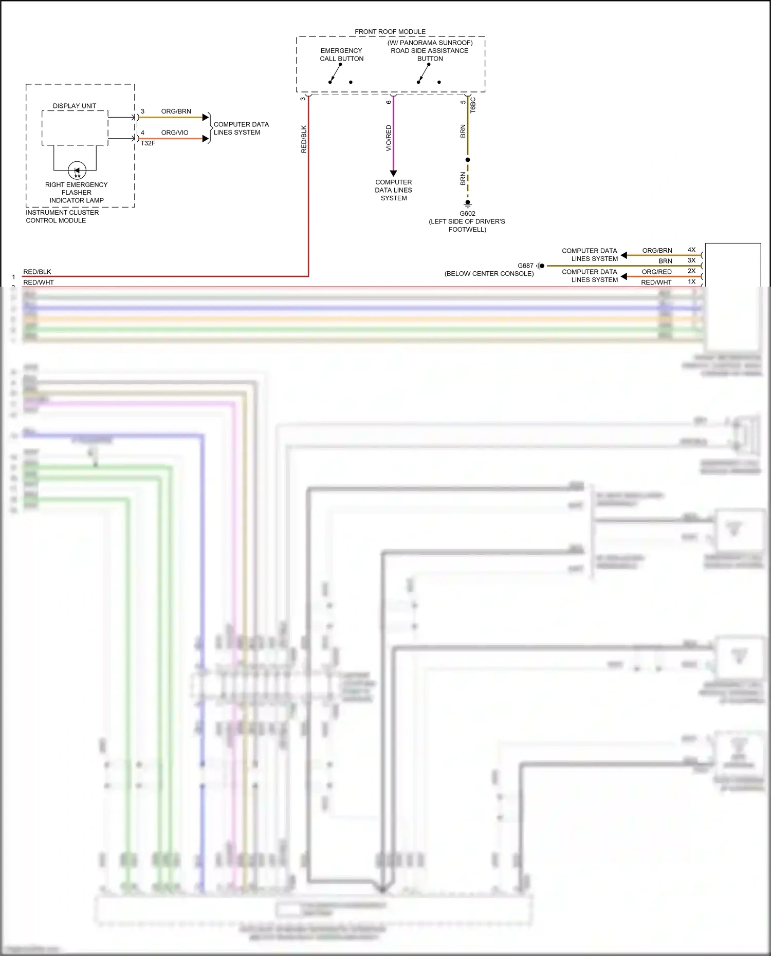 Audi SQ5 II (2017-2020) computer data lines system wiring diagram  (61 of 111)