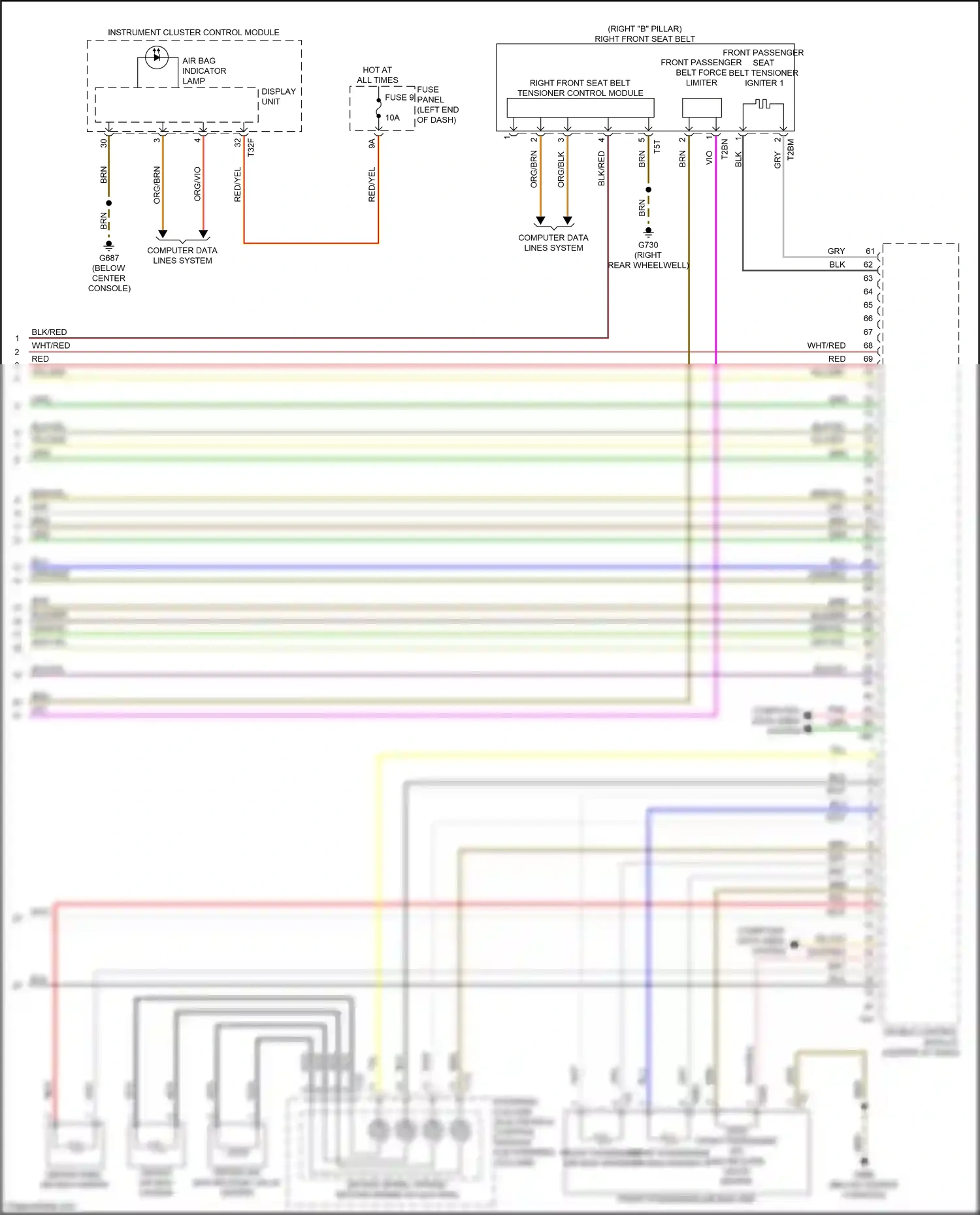 Audi SQ5 II (2017-2020) computer data lines system wiring diagram  (107 of 111)
