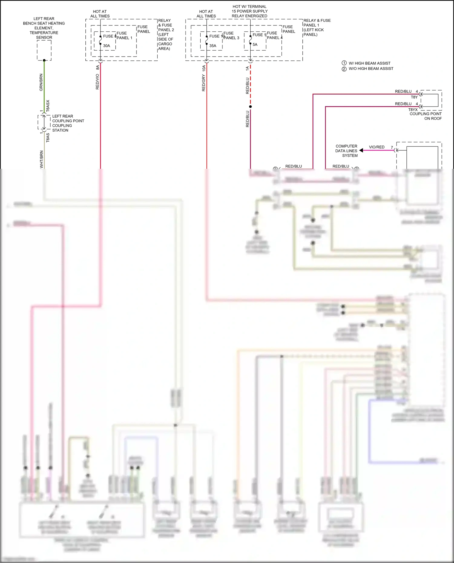Audi SQ5 II (2017-2020) computer data lines system wiring diagram  (95 of 111)