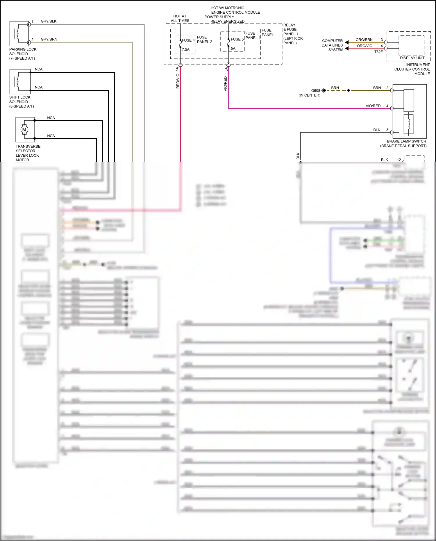 Audi SQ5 II (2017-2020) computer data lines system wiring diagram  (79 of 111)