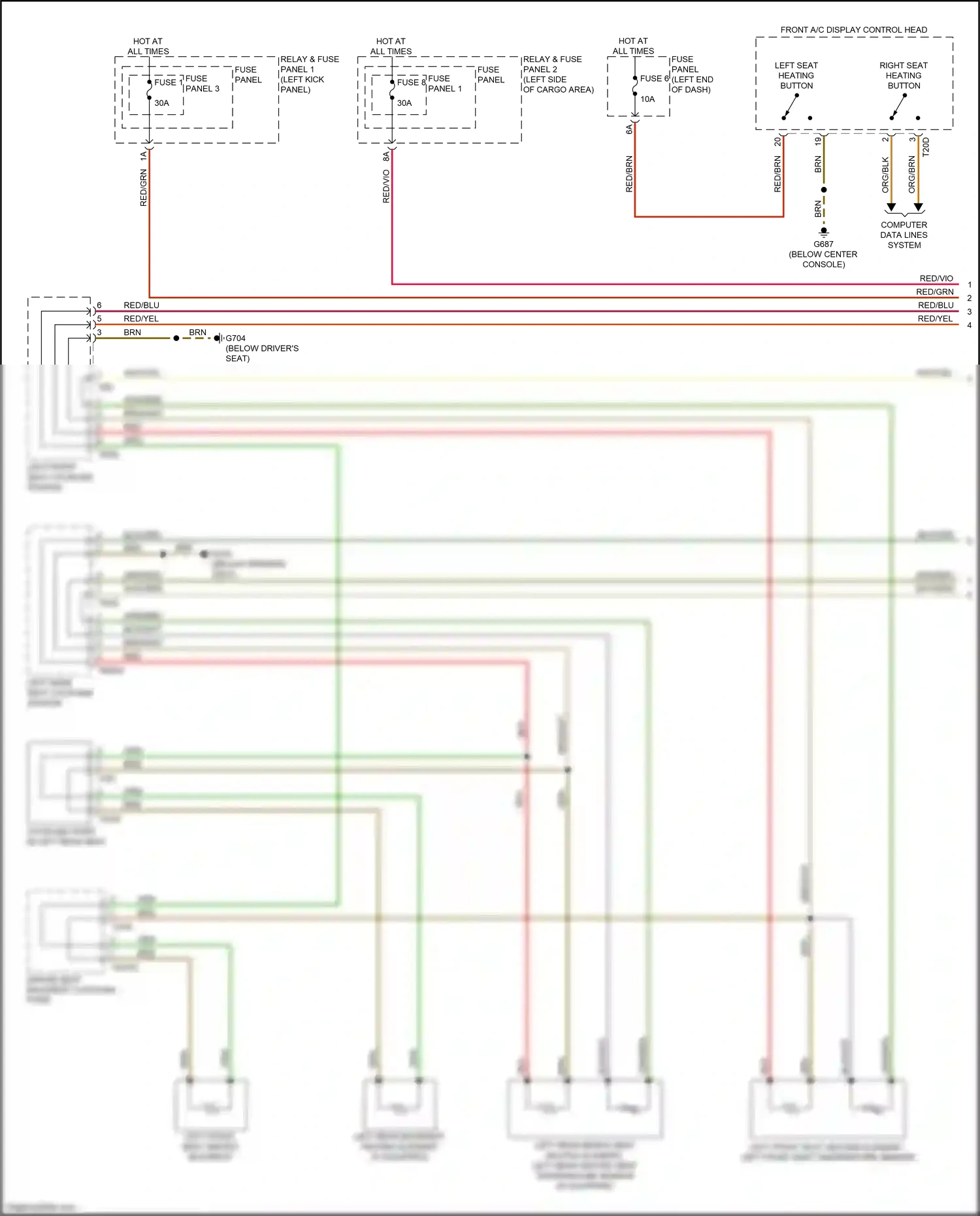 Audi SQ5 II (2017-2020) computer data lines system wiring diagram  (41 of 111)