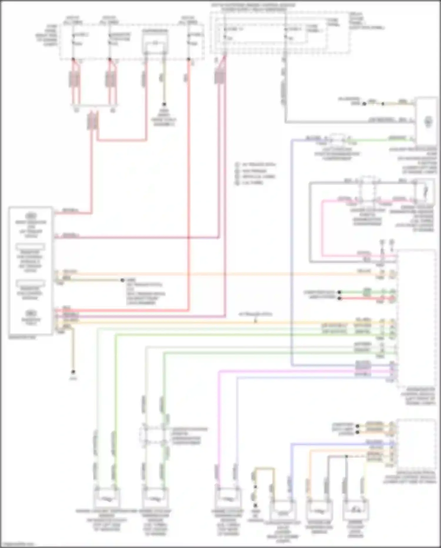 Wiring diagram coolant recirculation pump for Audi SQ5 II (2017-2020) (1 of 3)