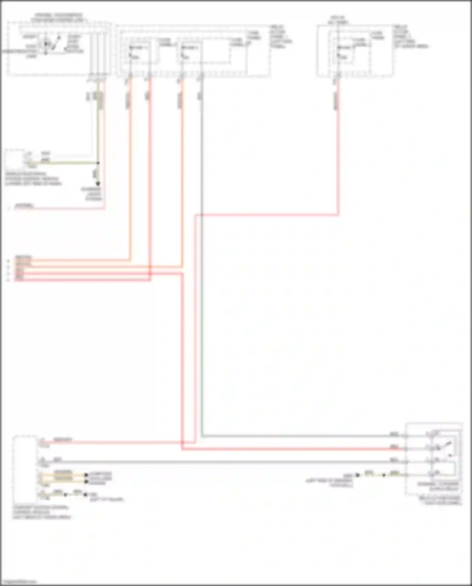 Wiring diagram fuse panel 4 for Audi SQ5 II (2017-2020) (9 of 21)