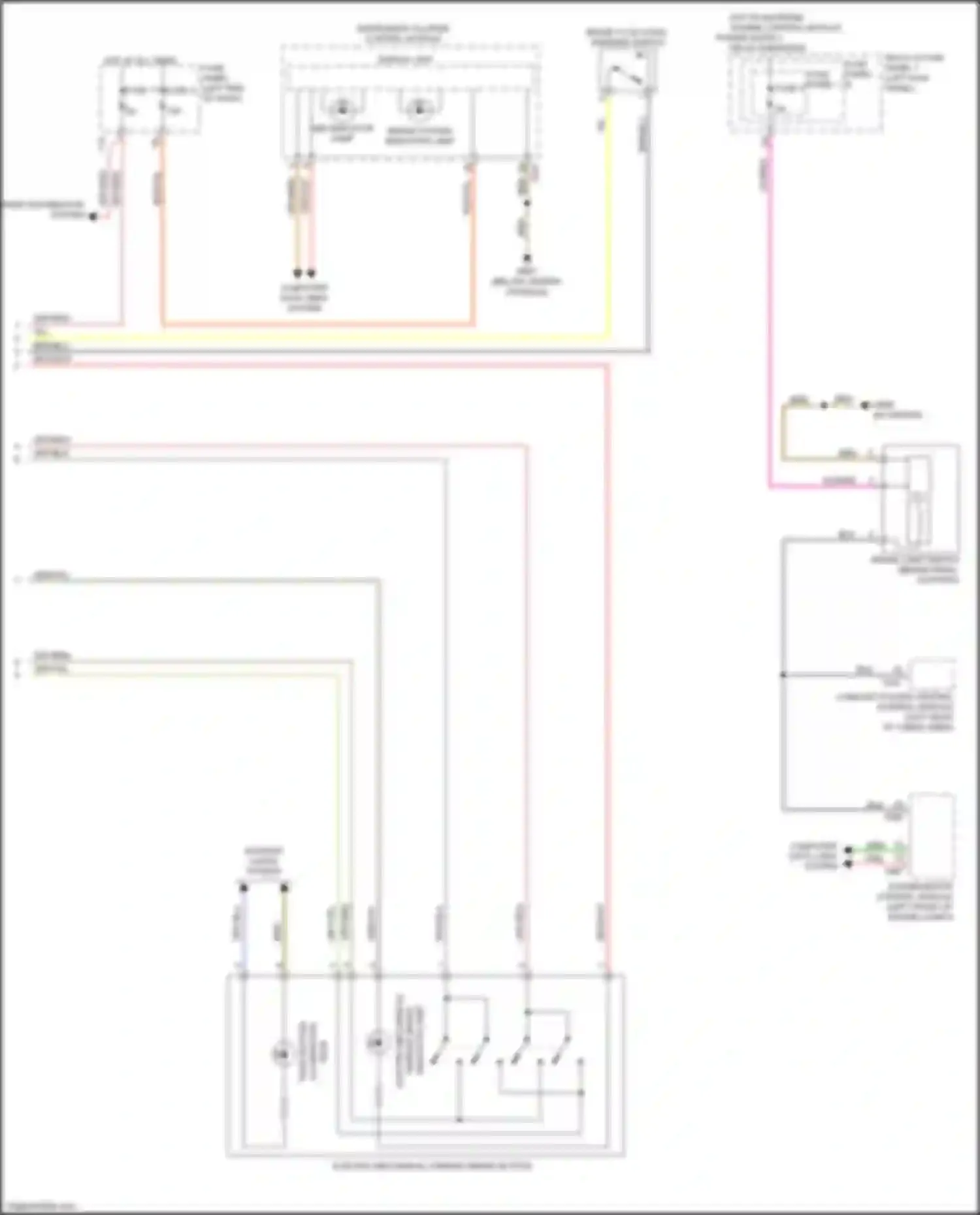 Wiring diagram instrument cluster control module for Audi SQ5 II (2017-2020) (1 of 28)