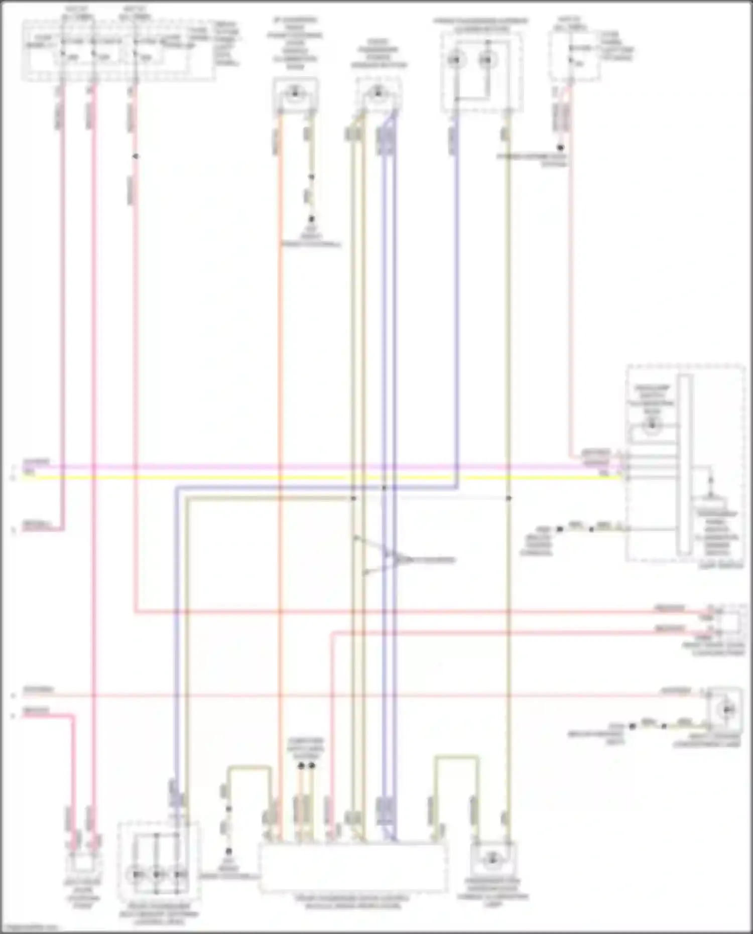 Wiring diagram instrument panel, switch illumination dimmer switch for Audi SQ5 II (2017-2020) (5 of 5)