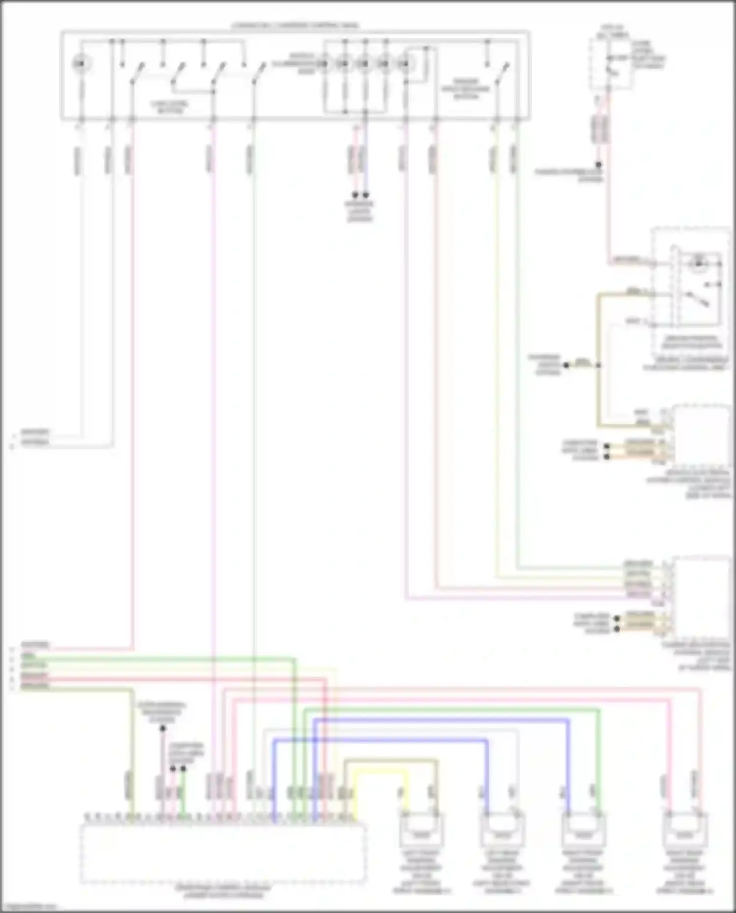 Wiring diagram left front damping adjustment valve for Audi SQ5 II (2017-2020) (1 of 1)