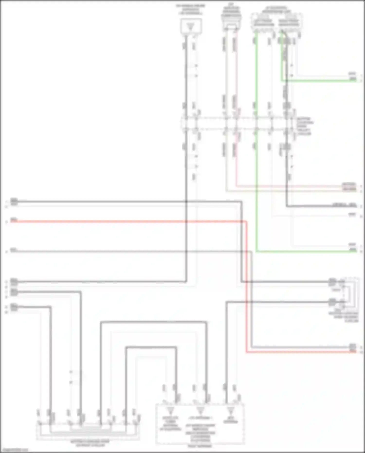Wiring diagram lte antenna 1 for Audi SQ5 II (2017-2020) (1 of 3)