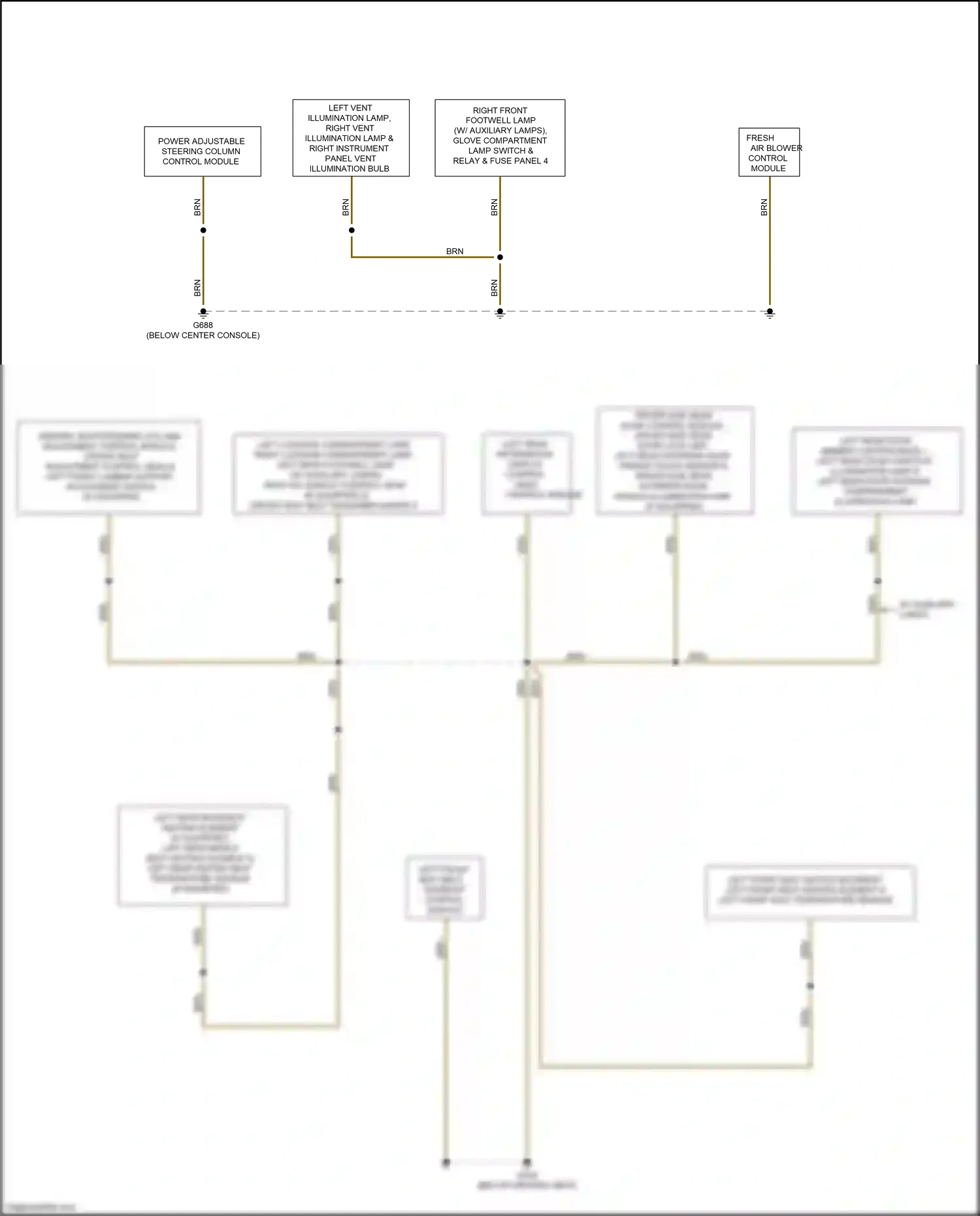 Audi SQ5 II (2017-2020) power adjustable steering column control module wiring diagram  (1 of 3)