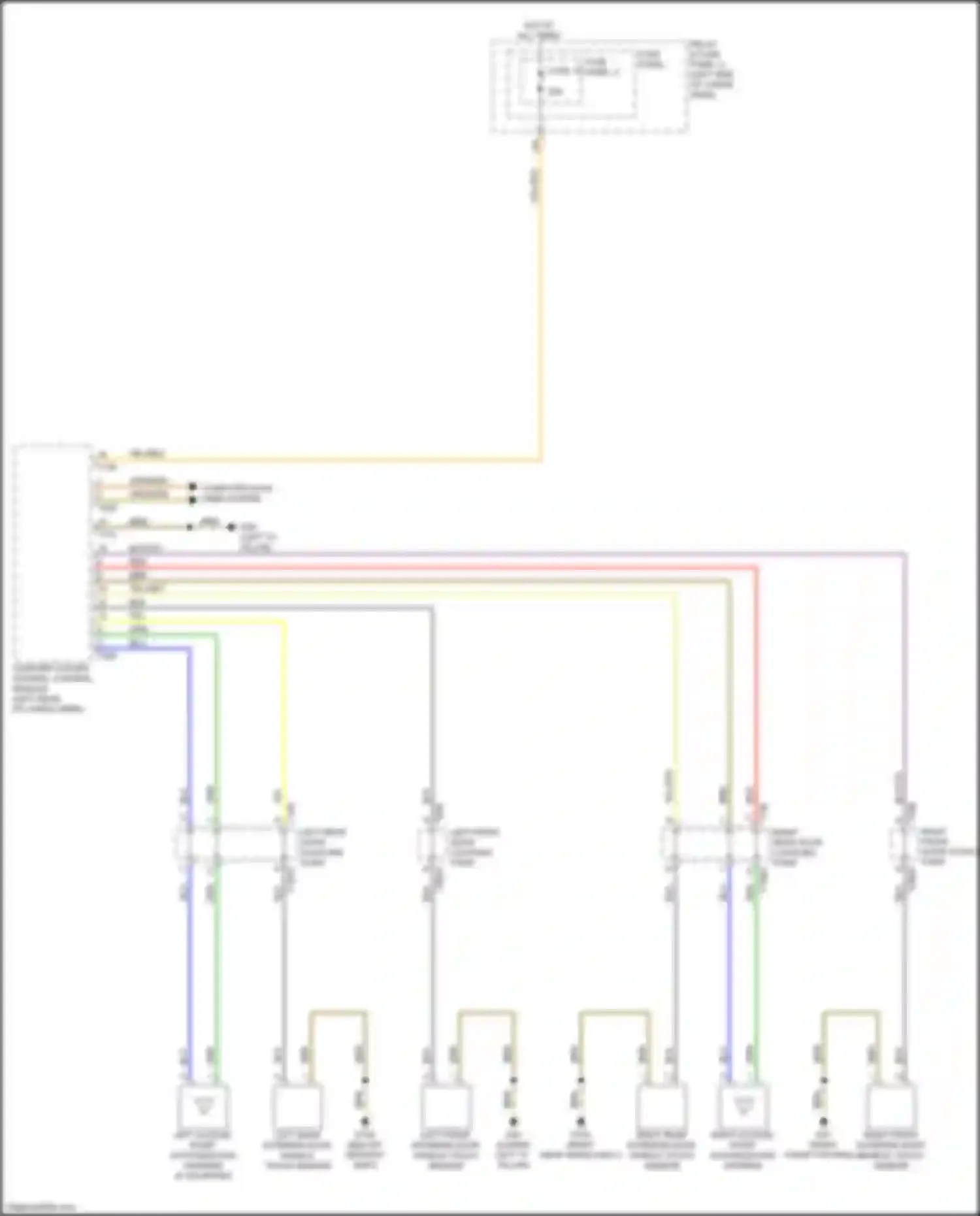 Wiring diagram right access/start authorization antenna for Audi SQ5 II (2017-2020) (1 of 1)