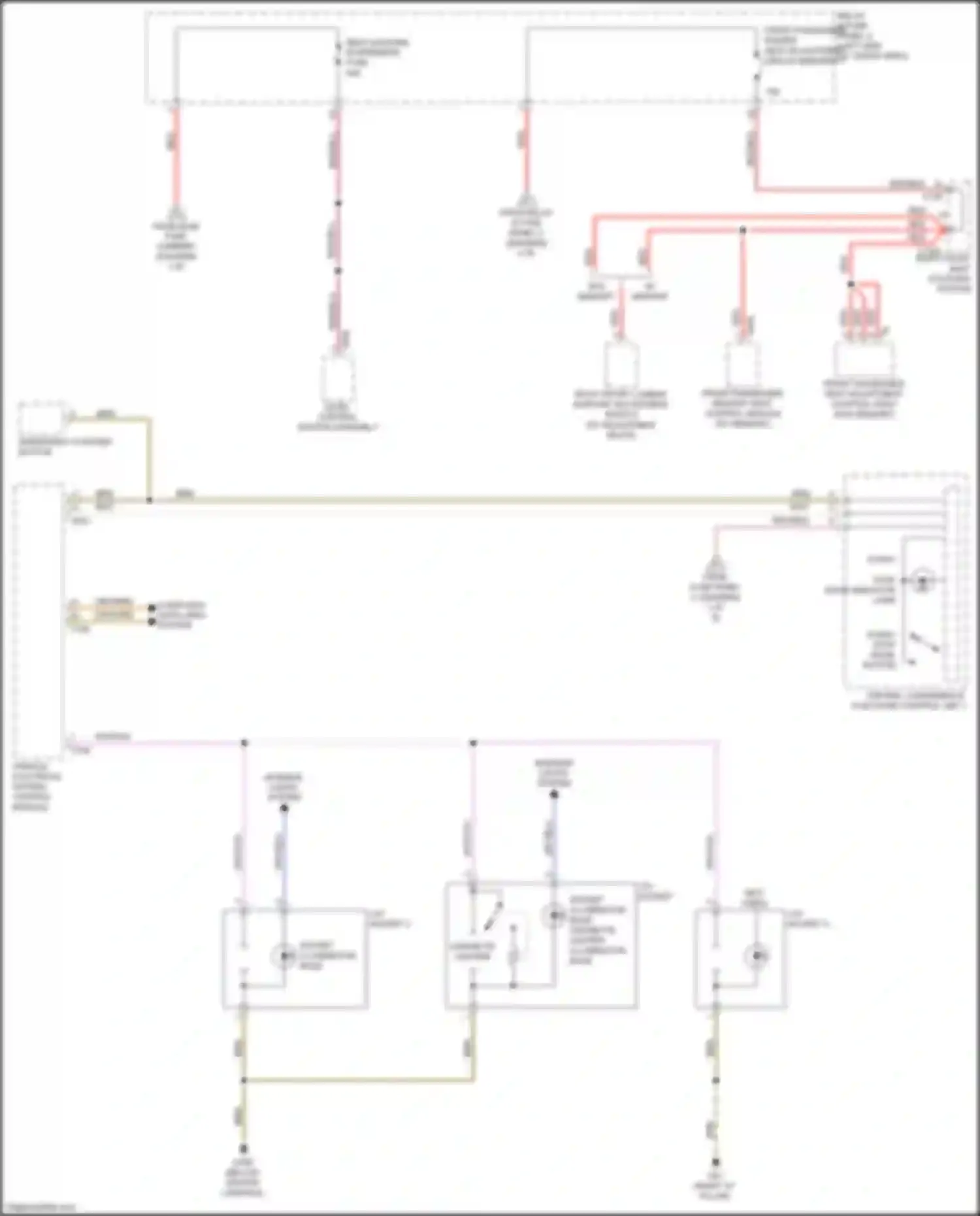 Wiring diagram right front lumbar support adjustment switch for Audi SQ5 II (2017-2020) (4 of 5)
