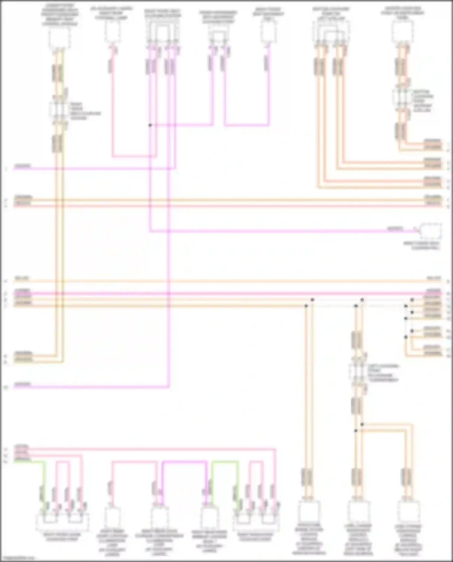 Wiring diagram right front seat coupling station for Audi SQ5 II (2017-2020) (1 of 14)