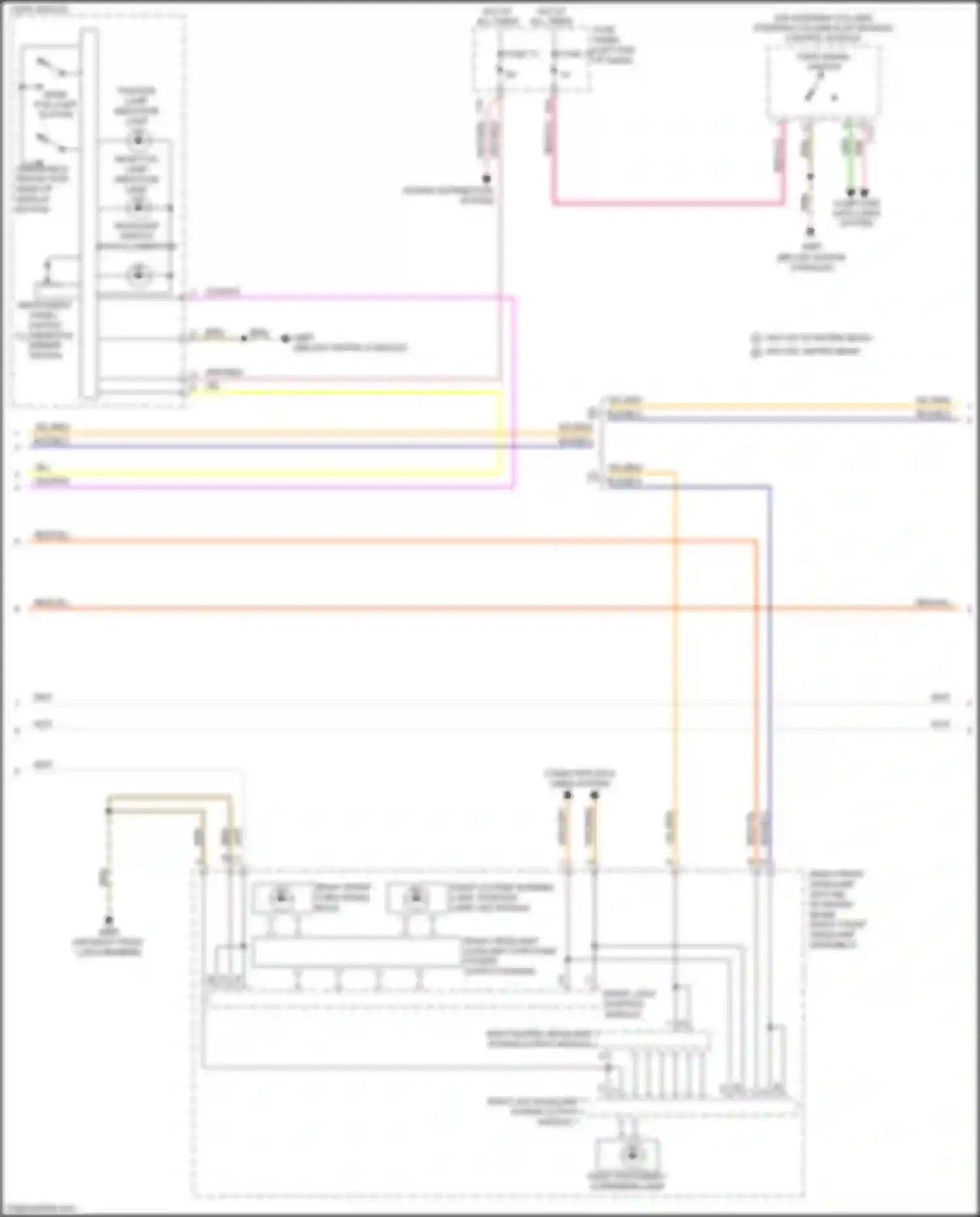 Wiring diagram right light control module for Audi SQ5 II (2017-2020) (1 of 5)