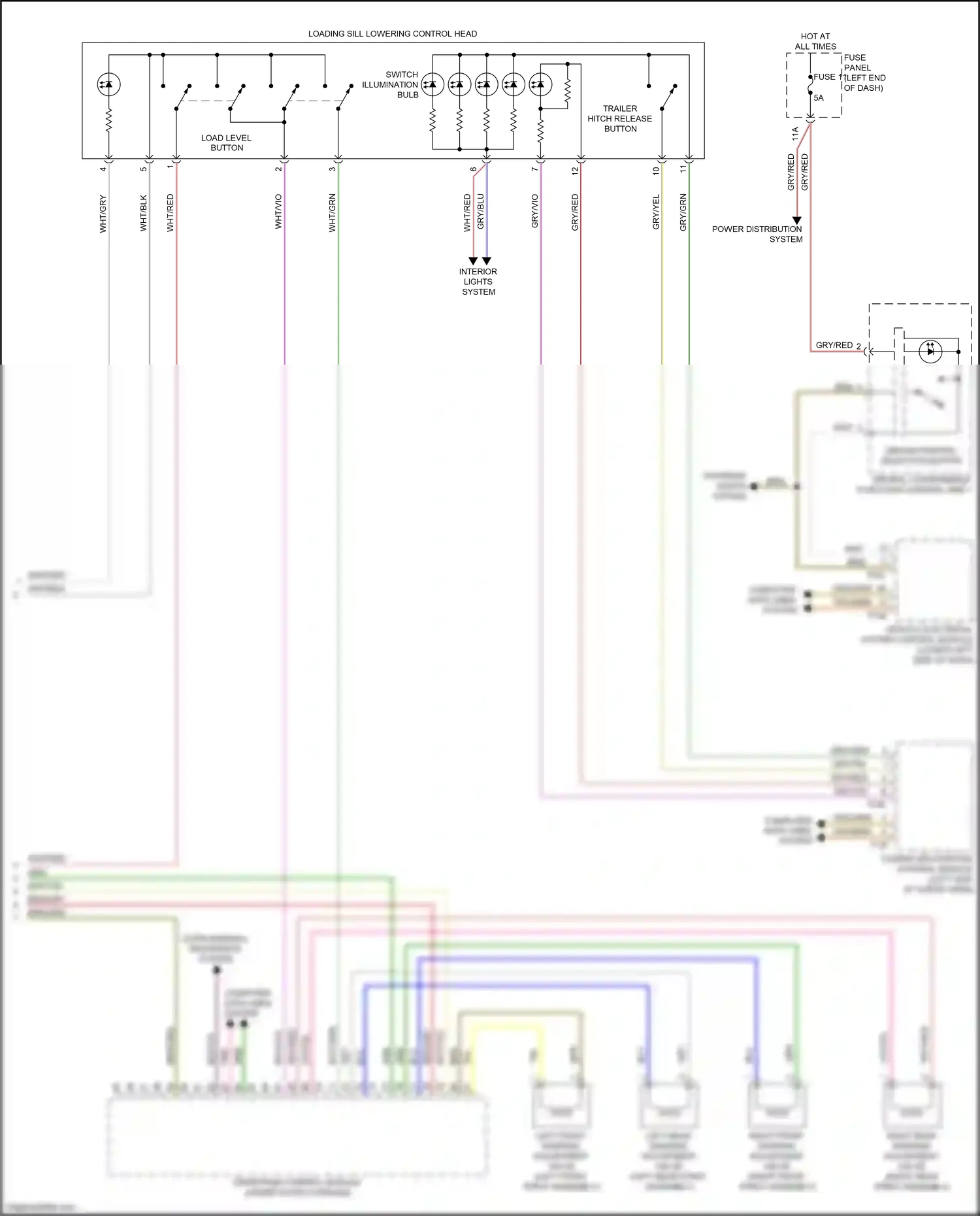 Audi SQ5 II (2017-2020) towing recognition control module wiring diagram  (2 of 6)