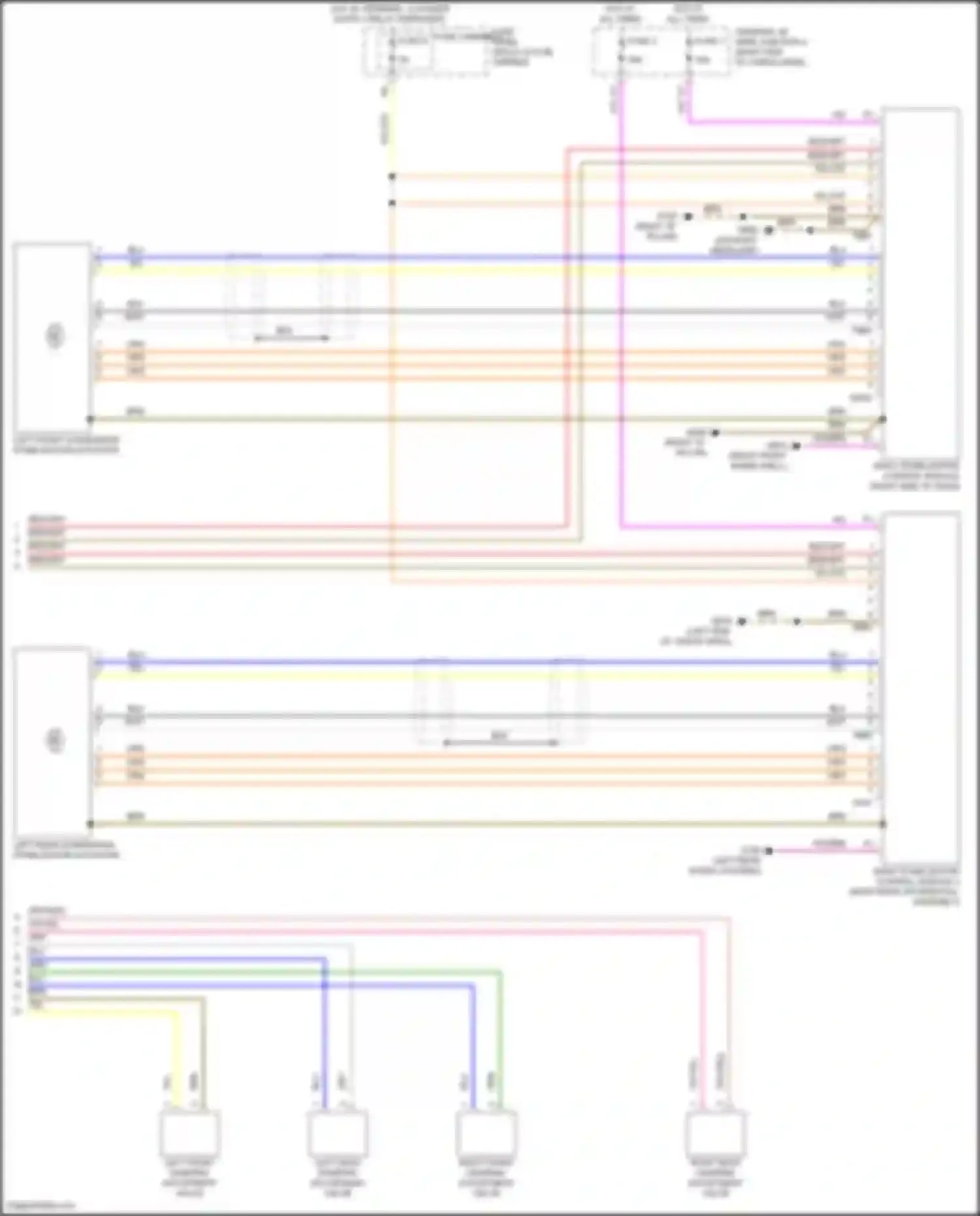 SQ7 Audi 4M facelift (2019-2024): Electronic suspension circuit (3 of 3)