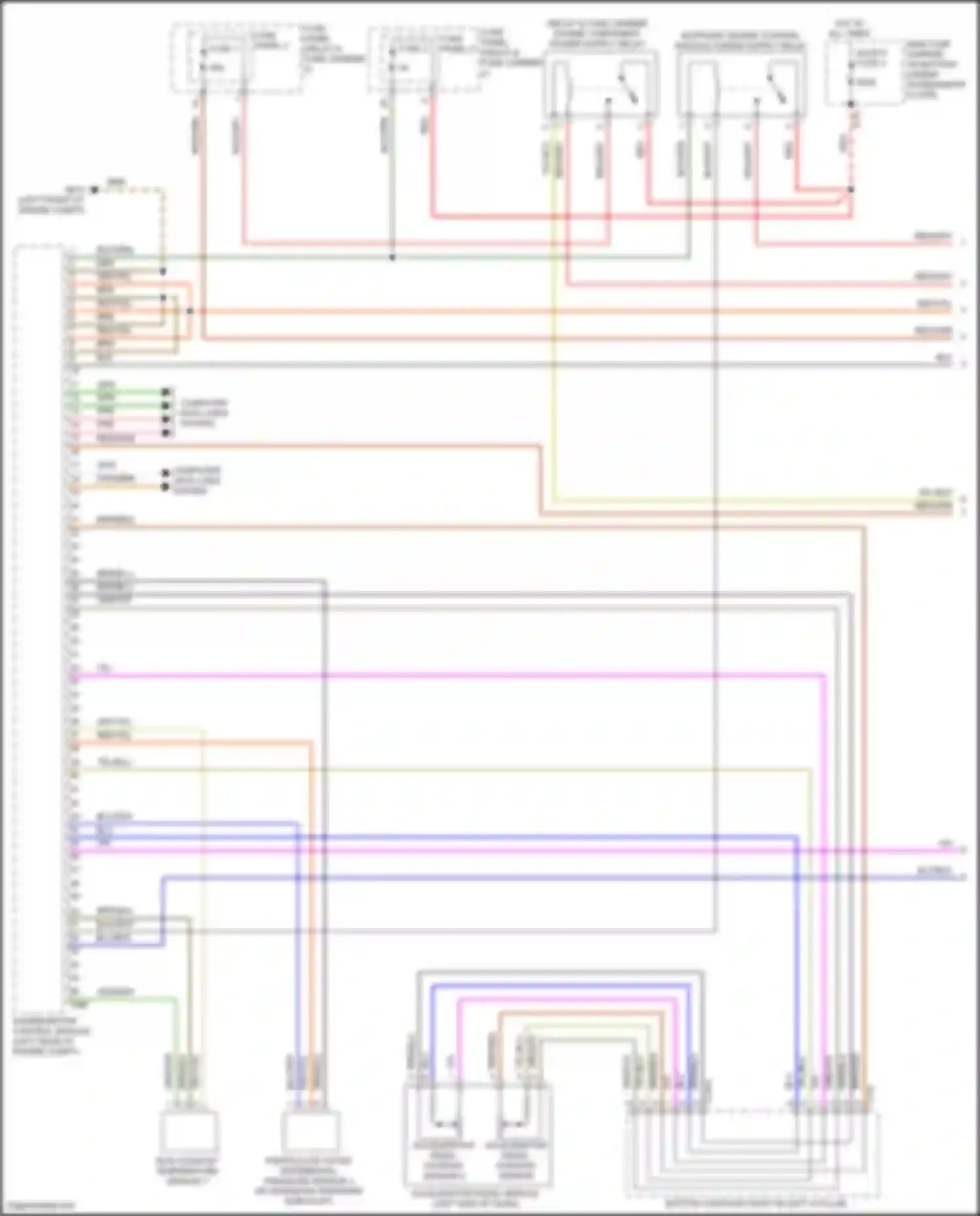 SQ7 Audi 4M facelift (2019-2024): Wiring diagram engine performance 4.0l turbo hybrid (1 of 12)