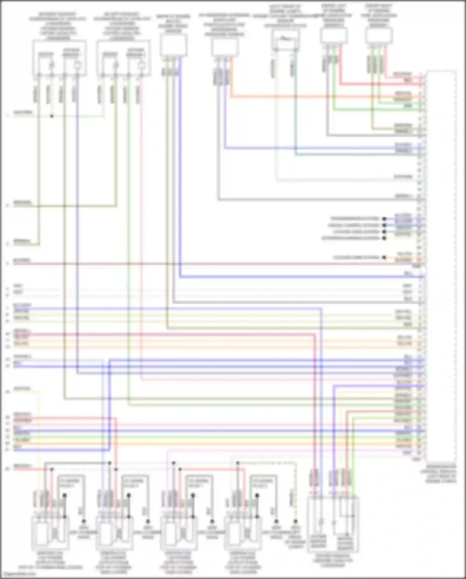 SQ7 Audi 4M facelift (2019-2024): Wiring diagram engine performance 4.0l turbo hybrid (12 of 12)