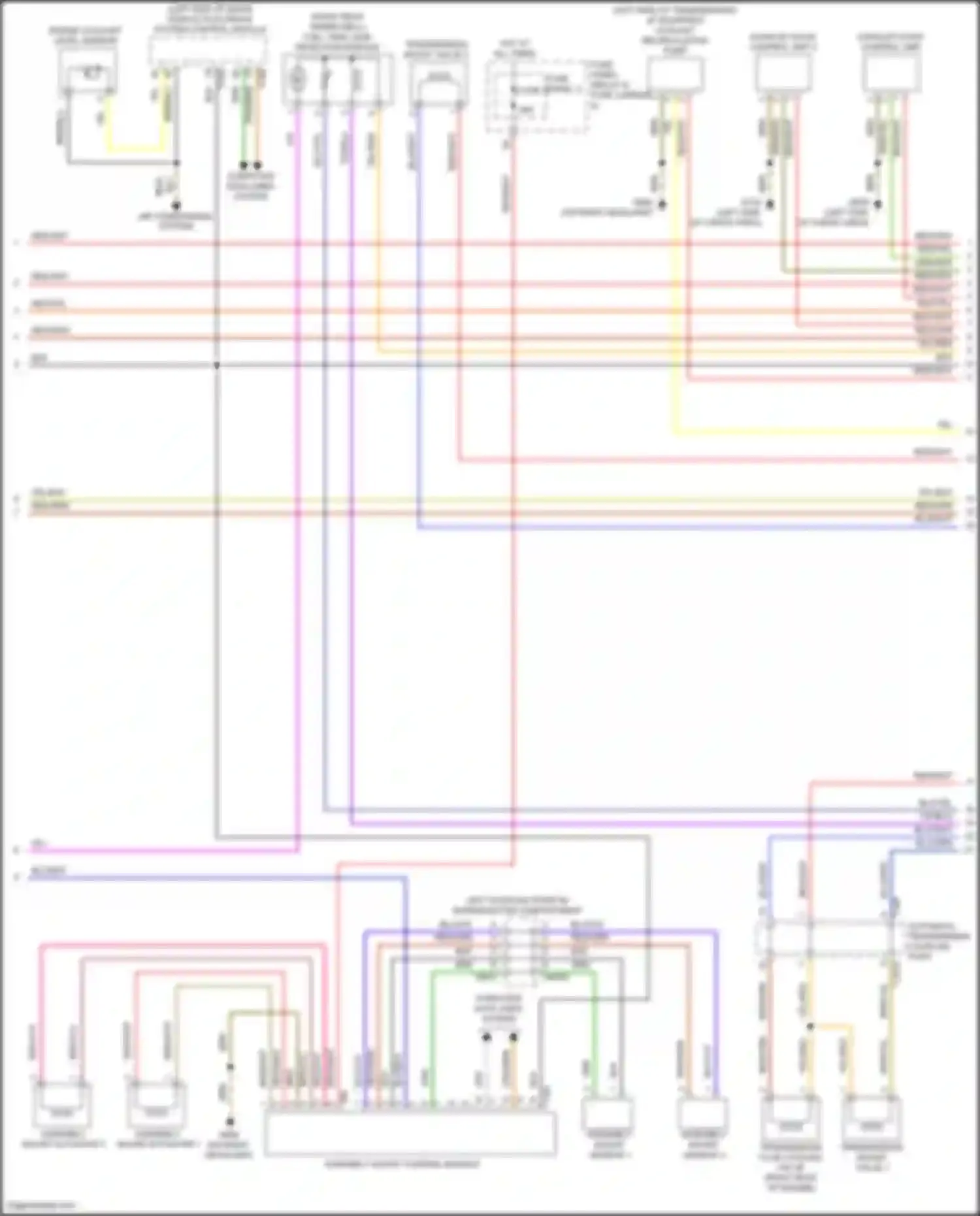 SQ7 Audi 4M facelift (2019-2024): Wiring diagram engine performance 4.0l turbo hybrid (2 of 12)