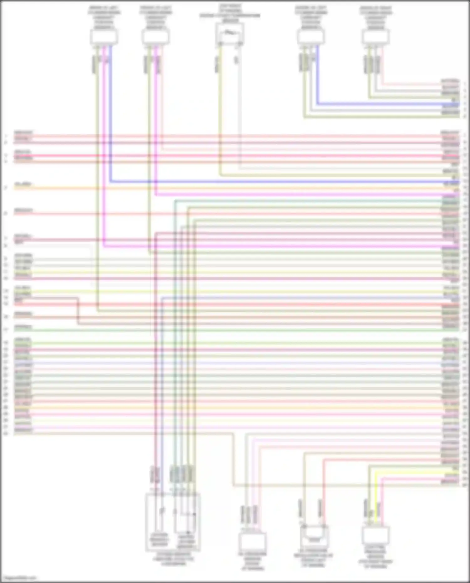 SQ7 Audi 4M facelift (2019-2024): Wiring diagram engine performance 4.0l turbo hybrid (8 of 12)