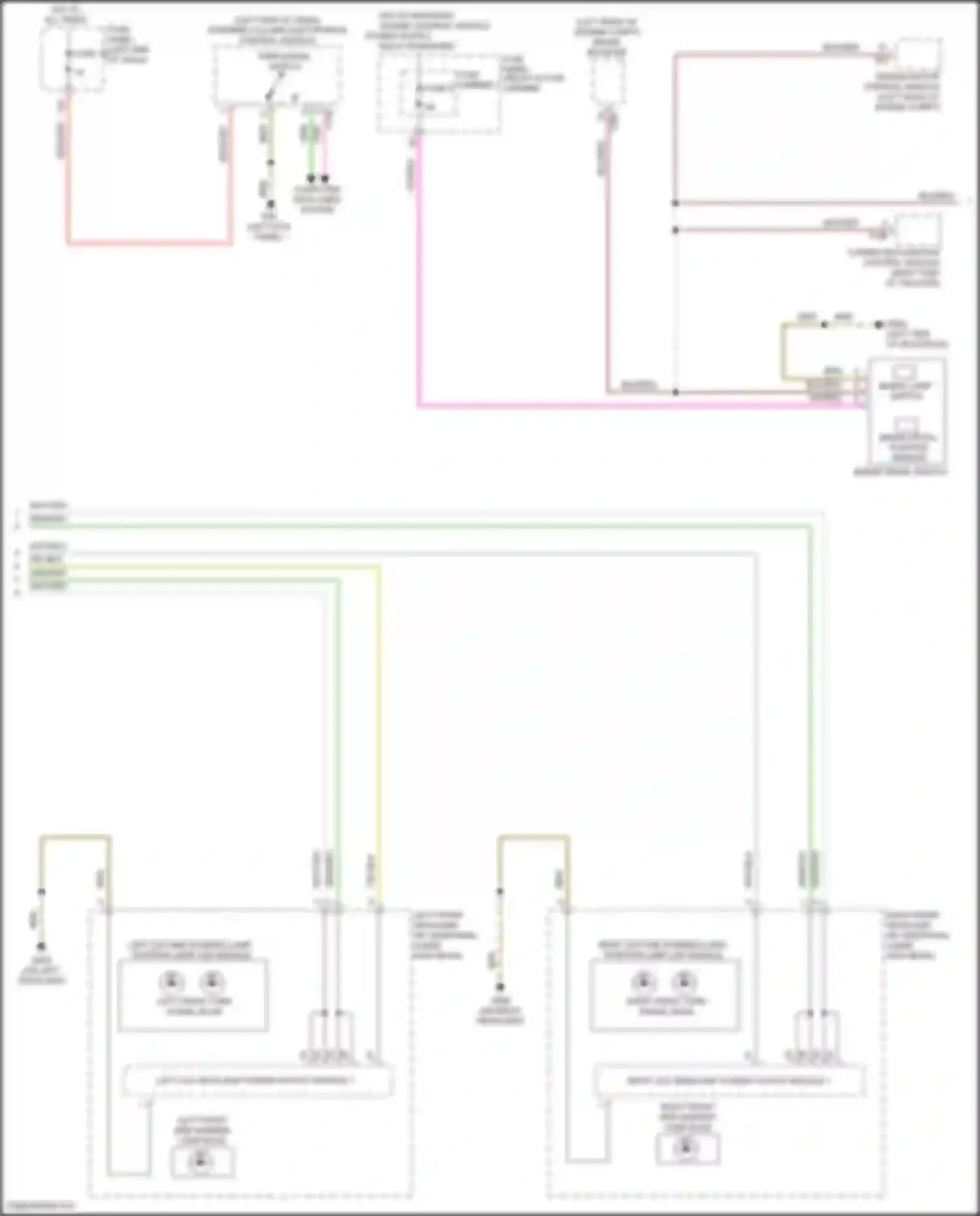 SQ7 Audi 4M facelift (2019-2024): Exterior lamps circuit (4 of 6)