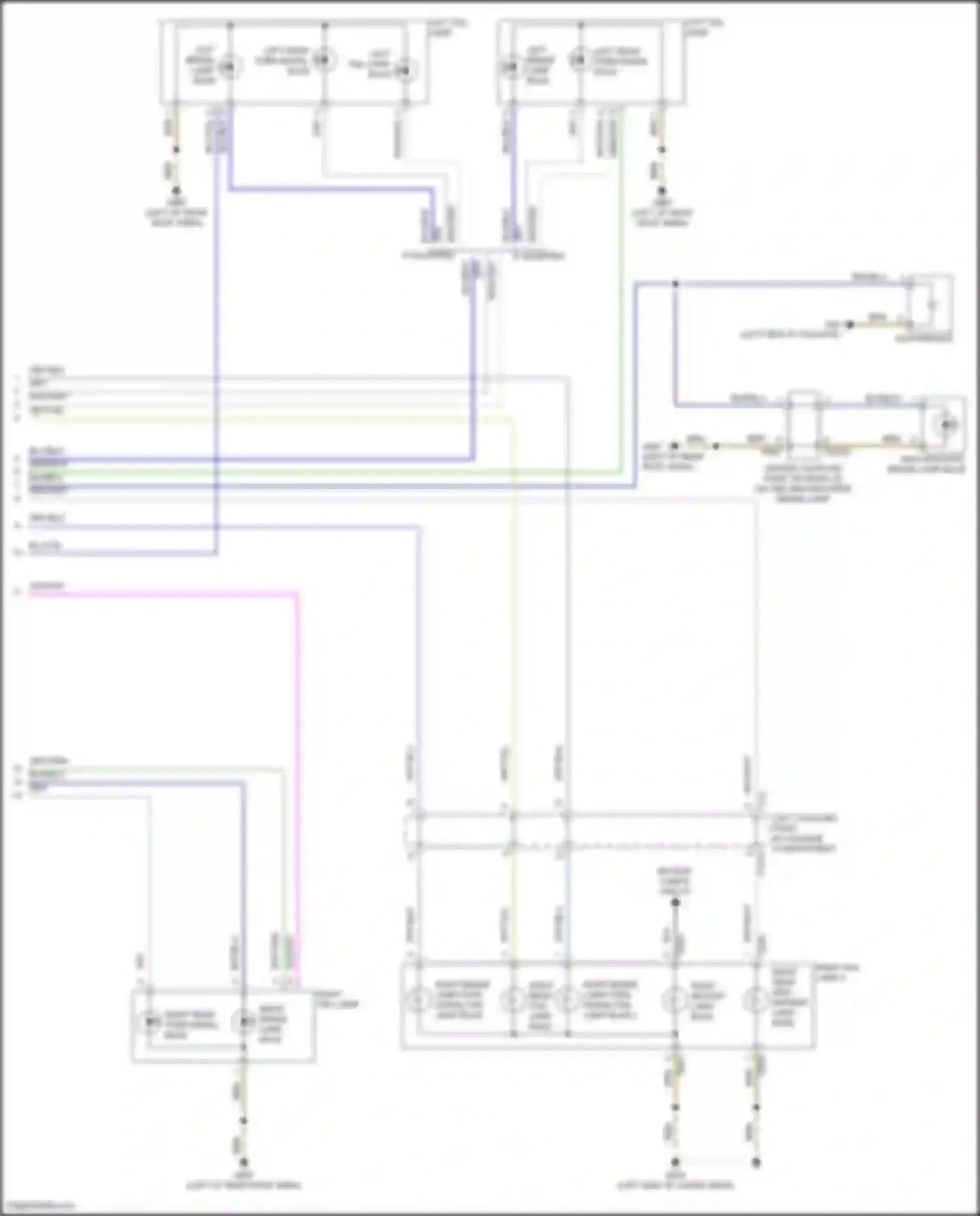 SQ7 Audi 4M facelift (2019-2024): Exterior lamps circuit (6 of 6)