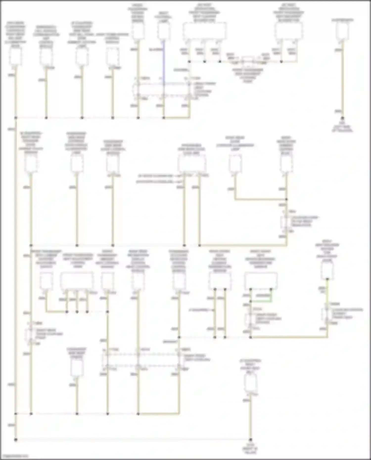 SQ7 Audi 4M facelift (2019-2024): Ground distribution circuit (5 of 10)