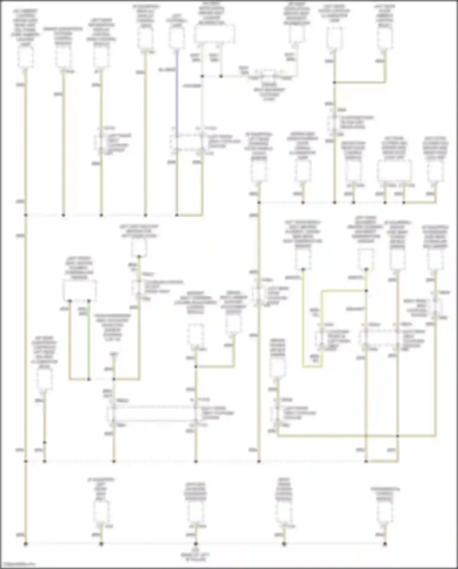 SQ7 Audi 4M facelift (2019-2024): Ground distribution circuit (8 of 10)