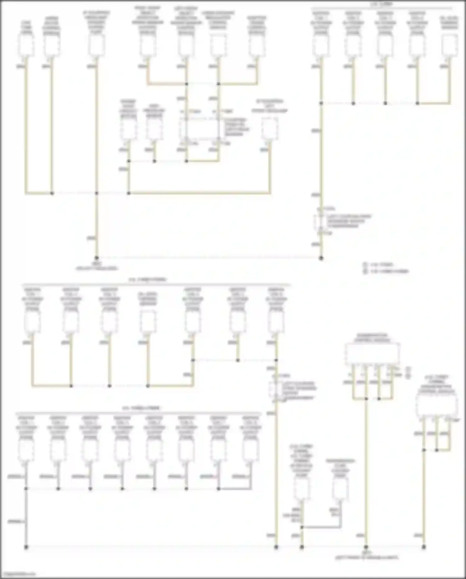 SQ7 Audi 4M facelift (2019-2024): Ground distribution circuit (9 of 10)