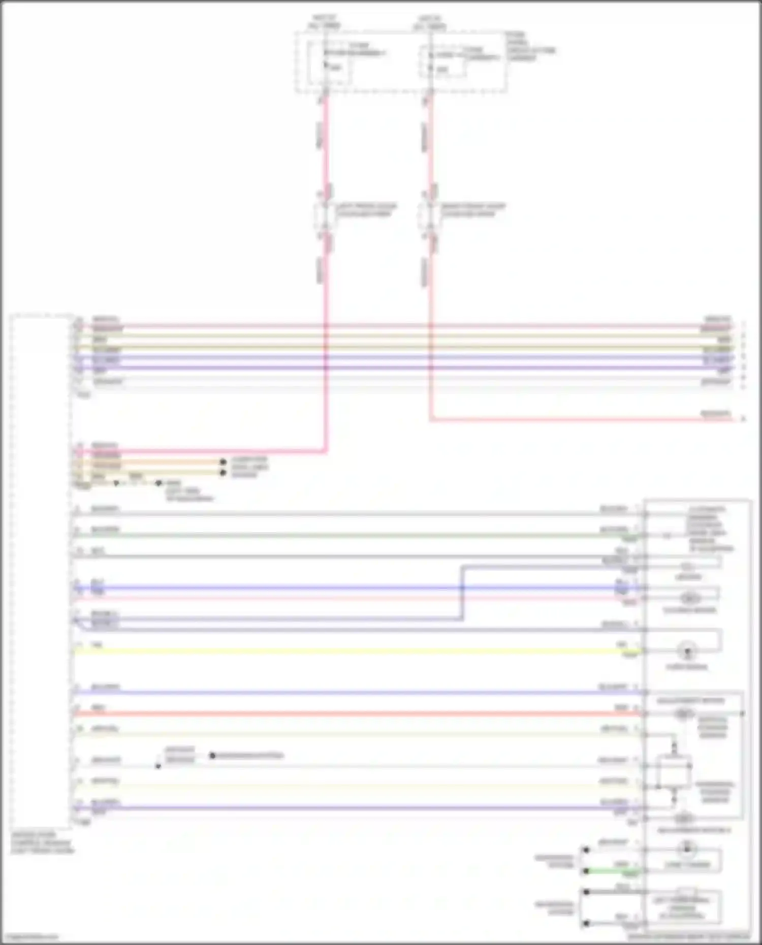 SQ7 Audi 4M facelift (2019-2024): Memory mirrors circuit (1 of 2)