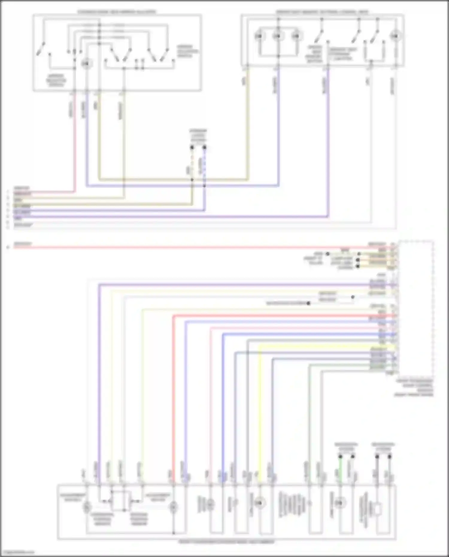 SQ7 Audi 4M facelift (2019-2024): Memory mirrors circuit (2 of 2)