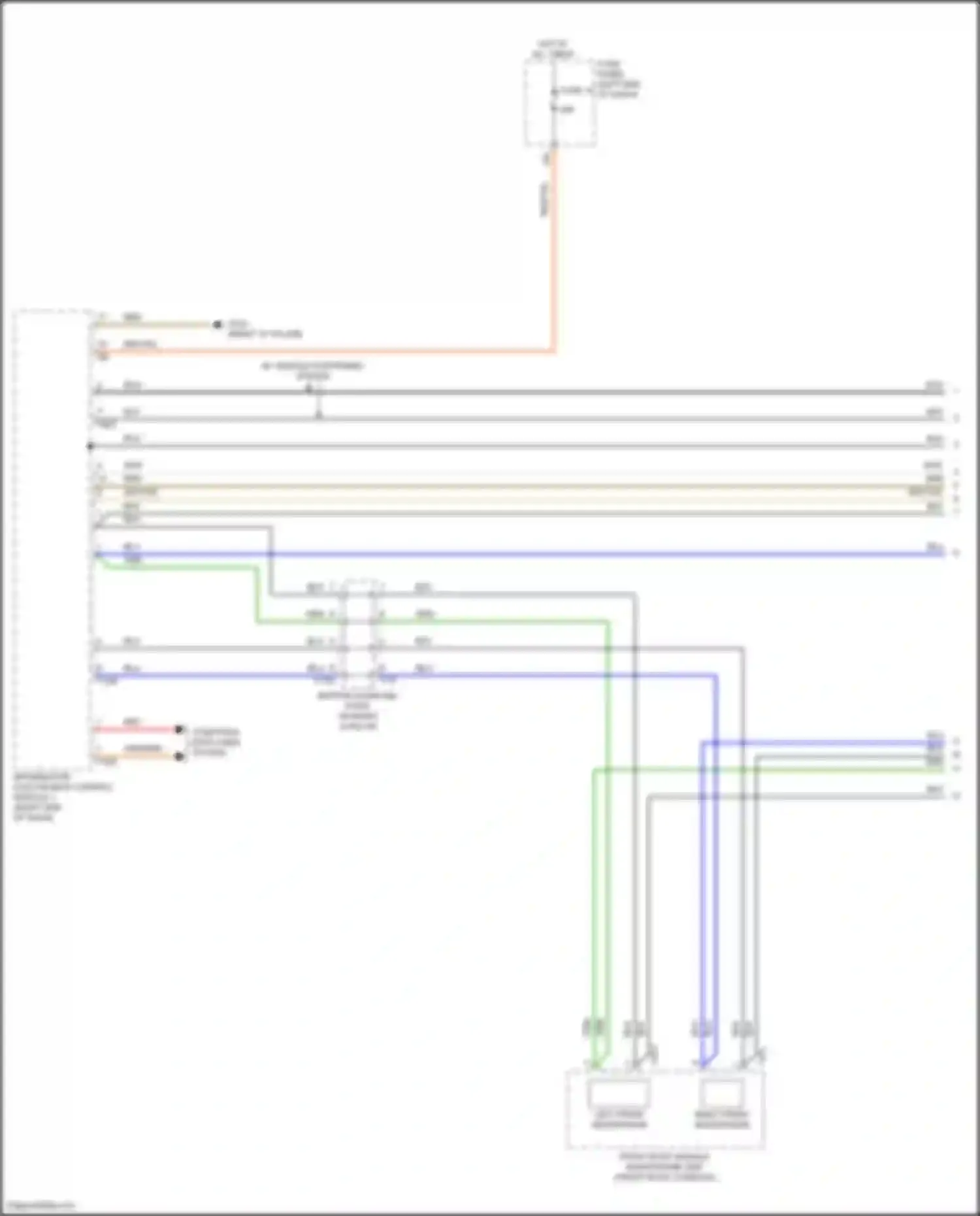 SQ7 Audi 4M facelift (2019-2024): Emergency call circuit, w/o connect plus (1 of 2)
