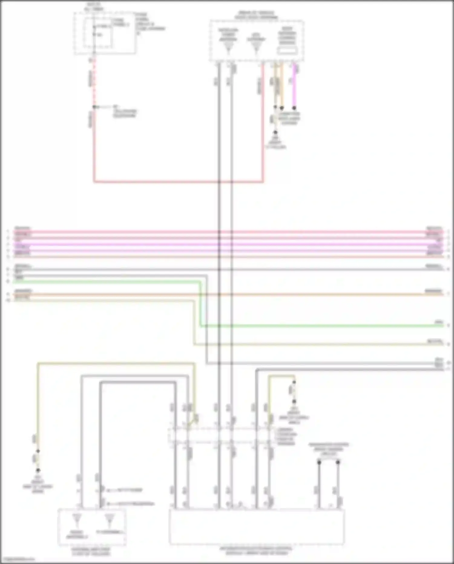 SQ7 Audi 4M facelift (2019-2024): Navigation circuit, w/ amplifier w/o high end sound (6 of 7)