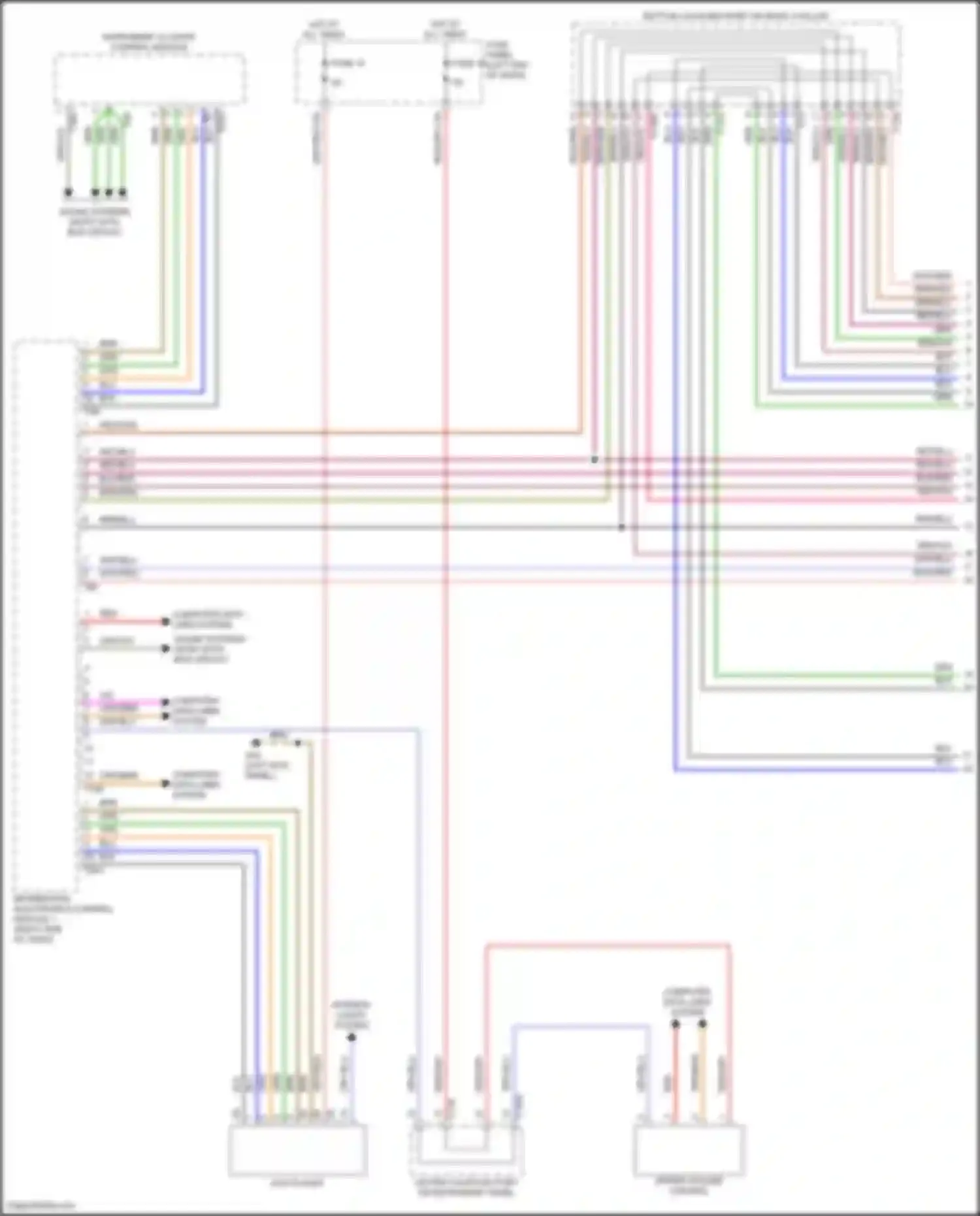 SQ7 Audi 4M facelift (2019-2024): Navigation circuit, w/o amplifier (1 of 6)