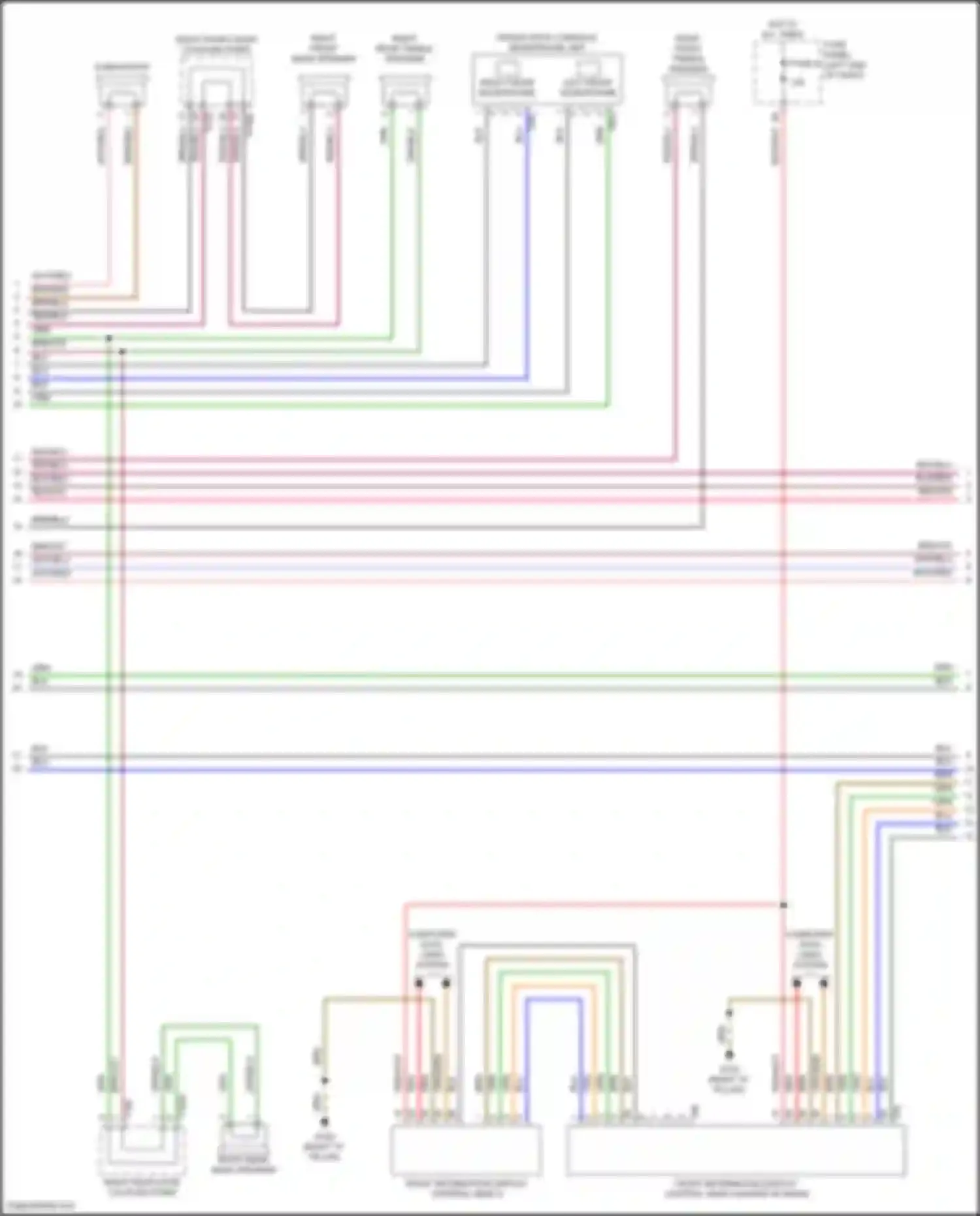 SQ7 Audi 4M facelift (2019-2024): Navigation circuit, w/o amplifier (2 of 6)