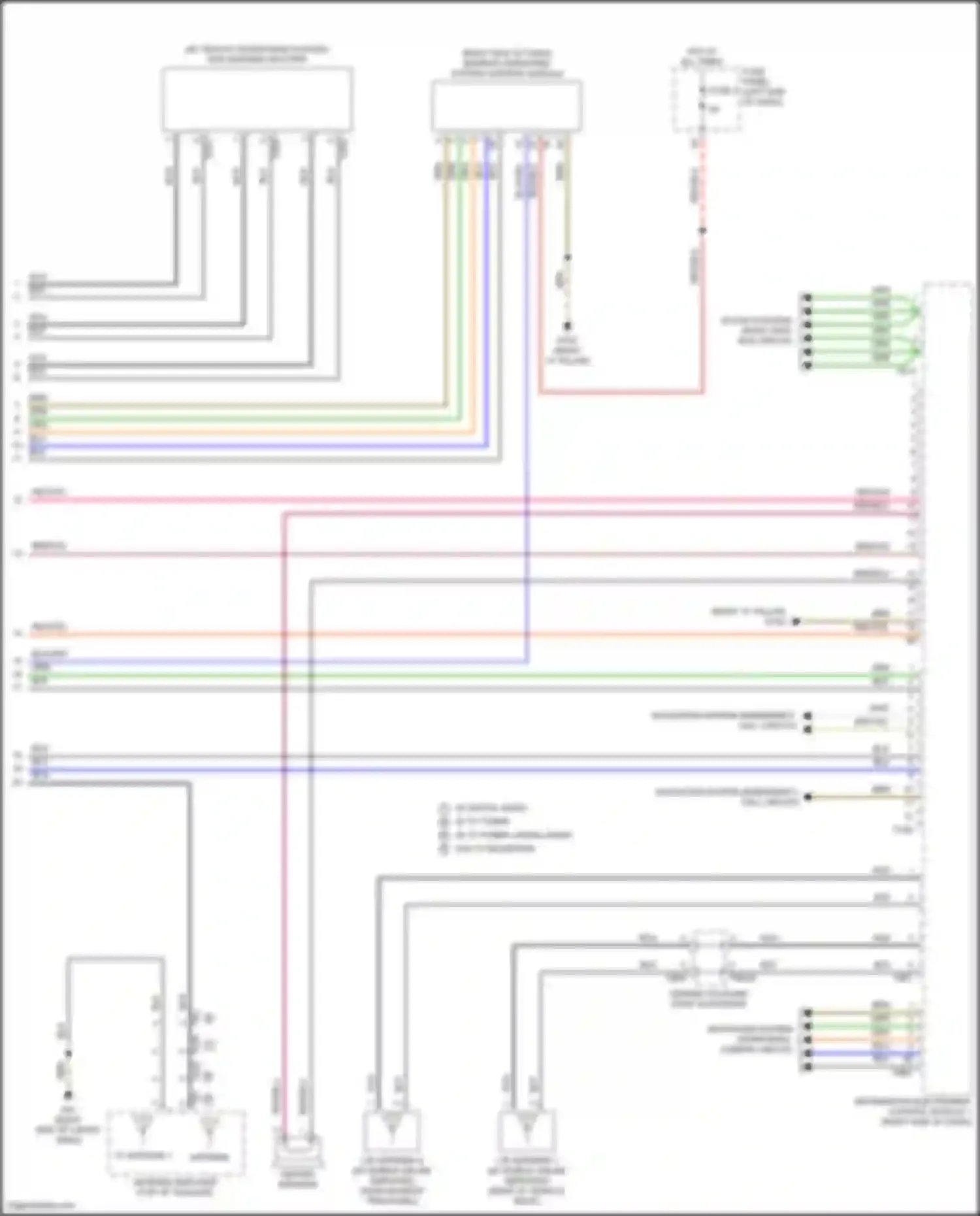 SQ7 Audi 4M facelift (2019-2024): Navigation circuit, w/o amplifier (6 of 6)