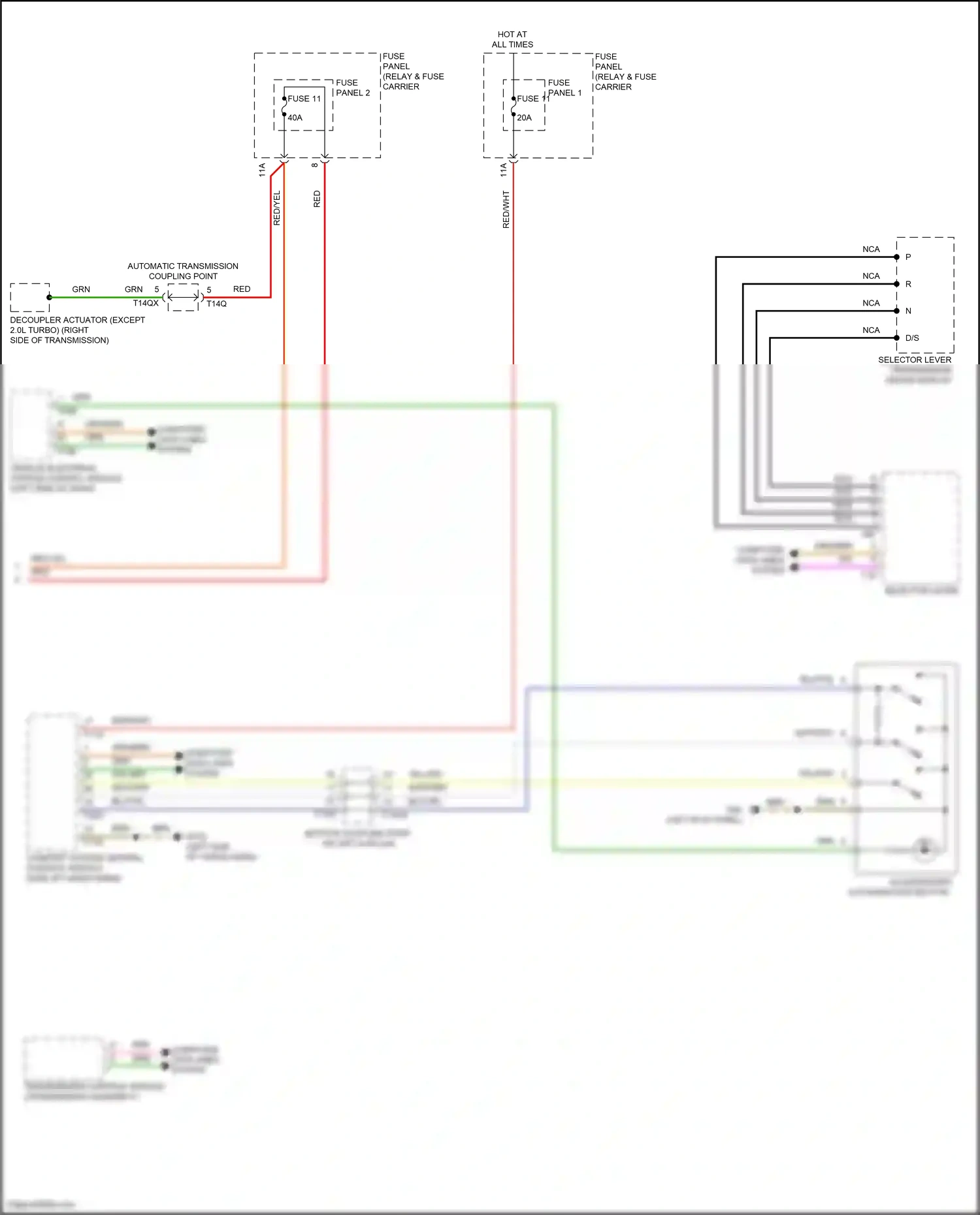 Audi SQ7 4M facelift (2019-2024) authorization button wiring diagram  (1 of 1)