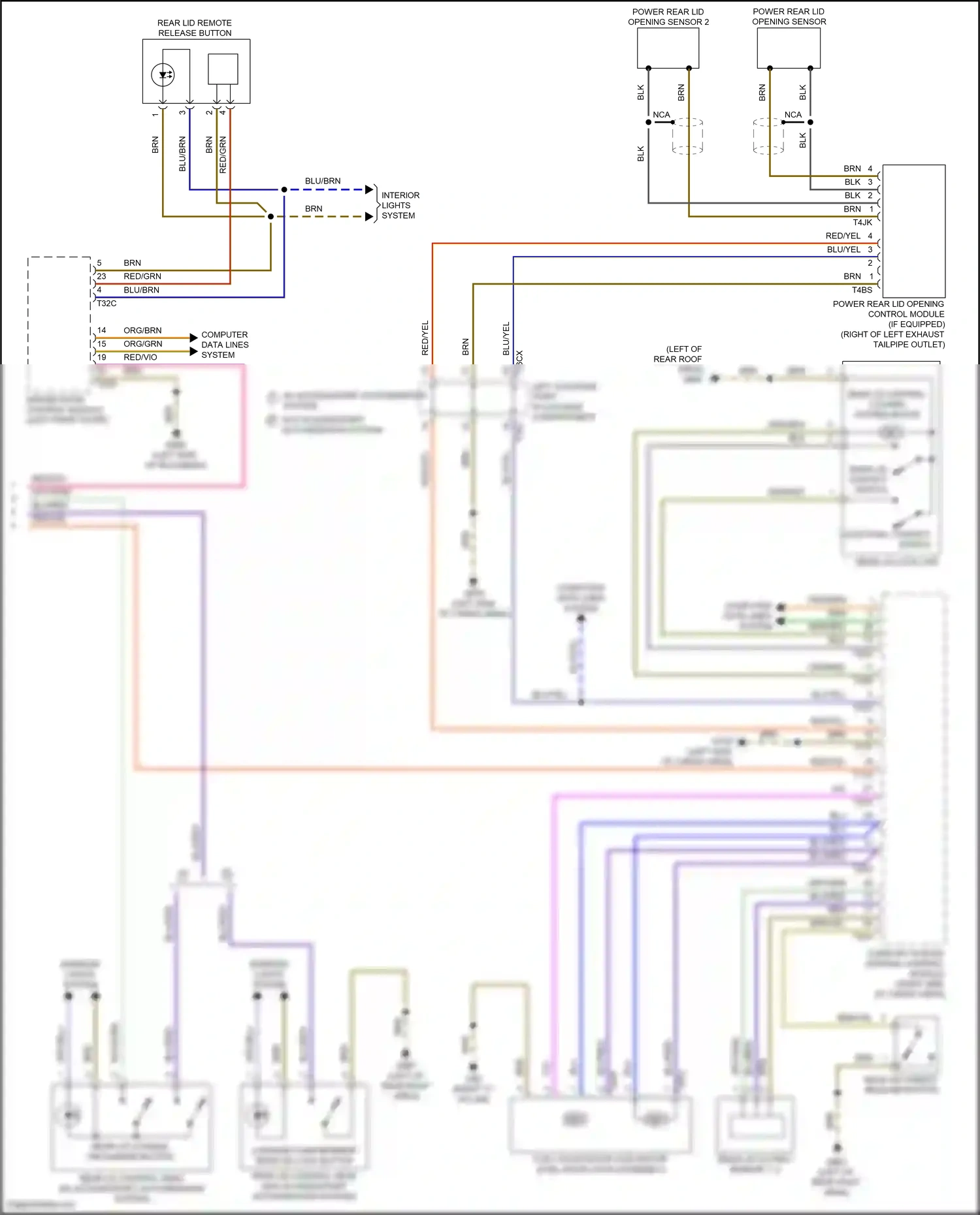 Audi SQ7 4M facelift (2019-2024) computer data lines system wiring diagram  (70 of 147)
