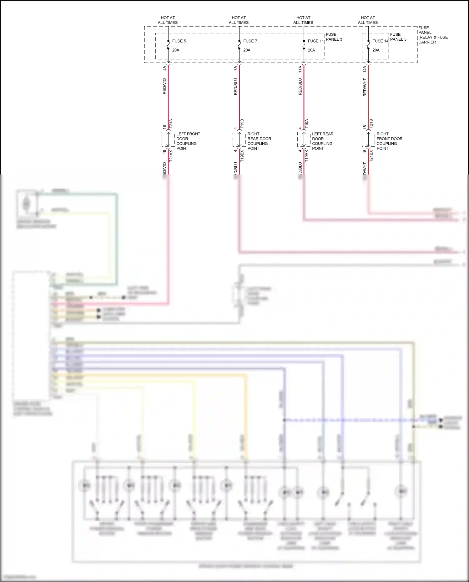Audi SQ7 4M facelift (2019-2024) computer data lines system wiring diagram  (29 of 147)