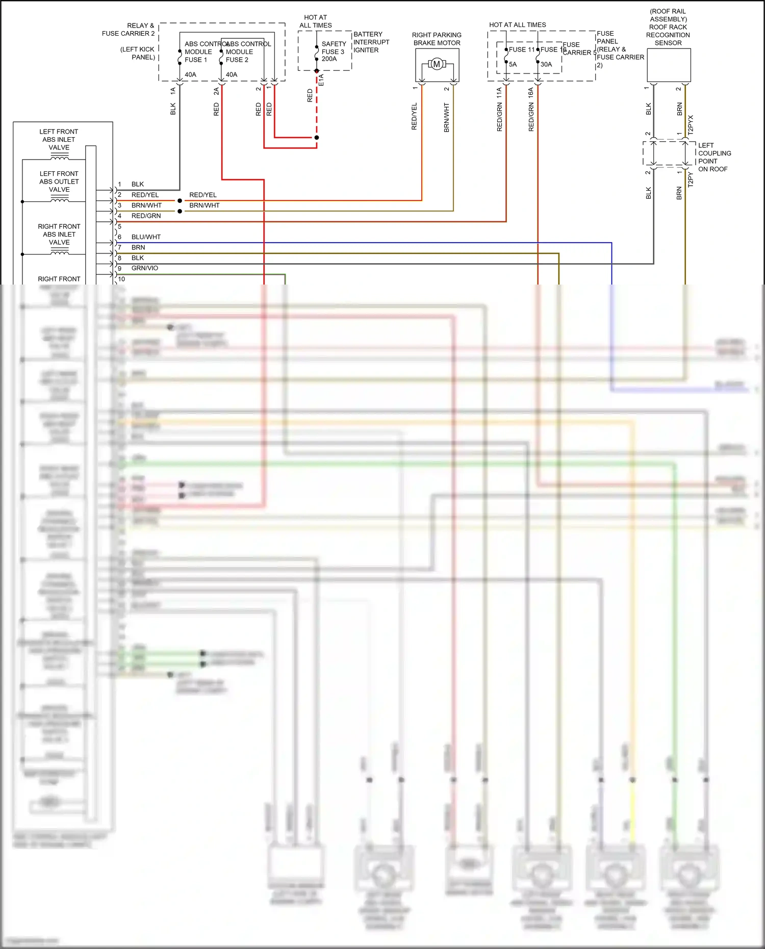 Audi SQ7 4M facelift (2019-2024) computer data lines system wiring diagram  (111 of 147)