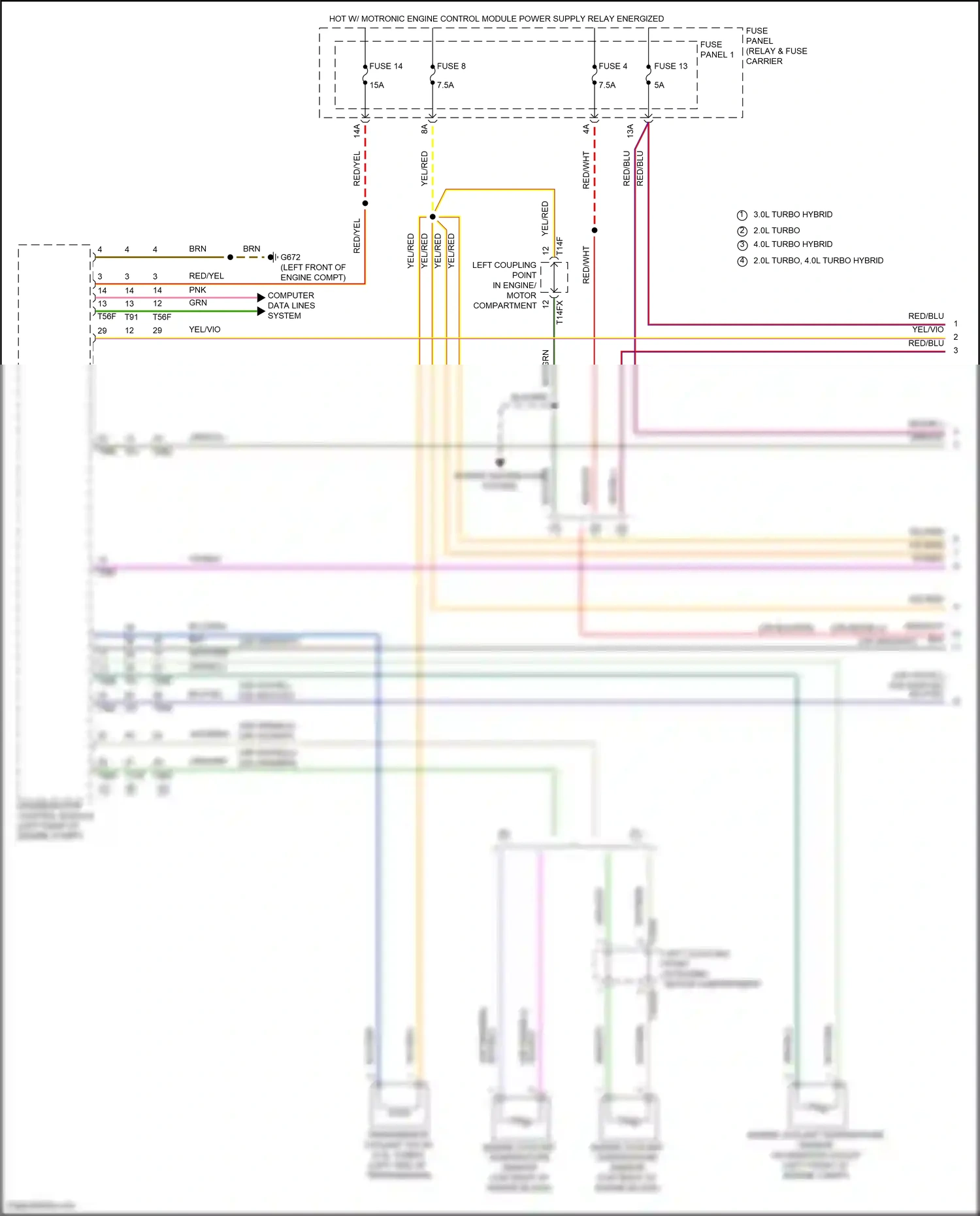 Audi SQ7 4M facelift (2019-2024) computer data lines system wiring diagram  (114 of 147)