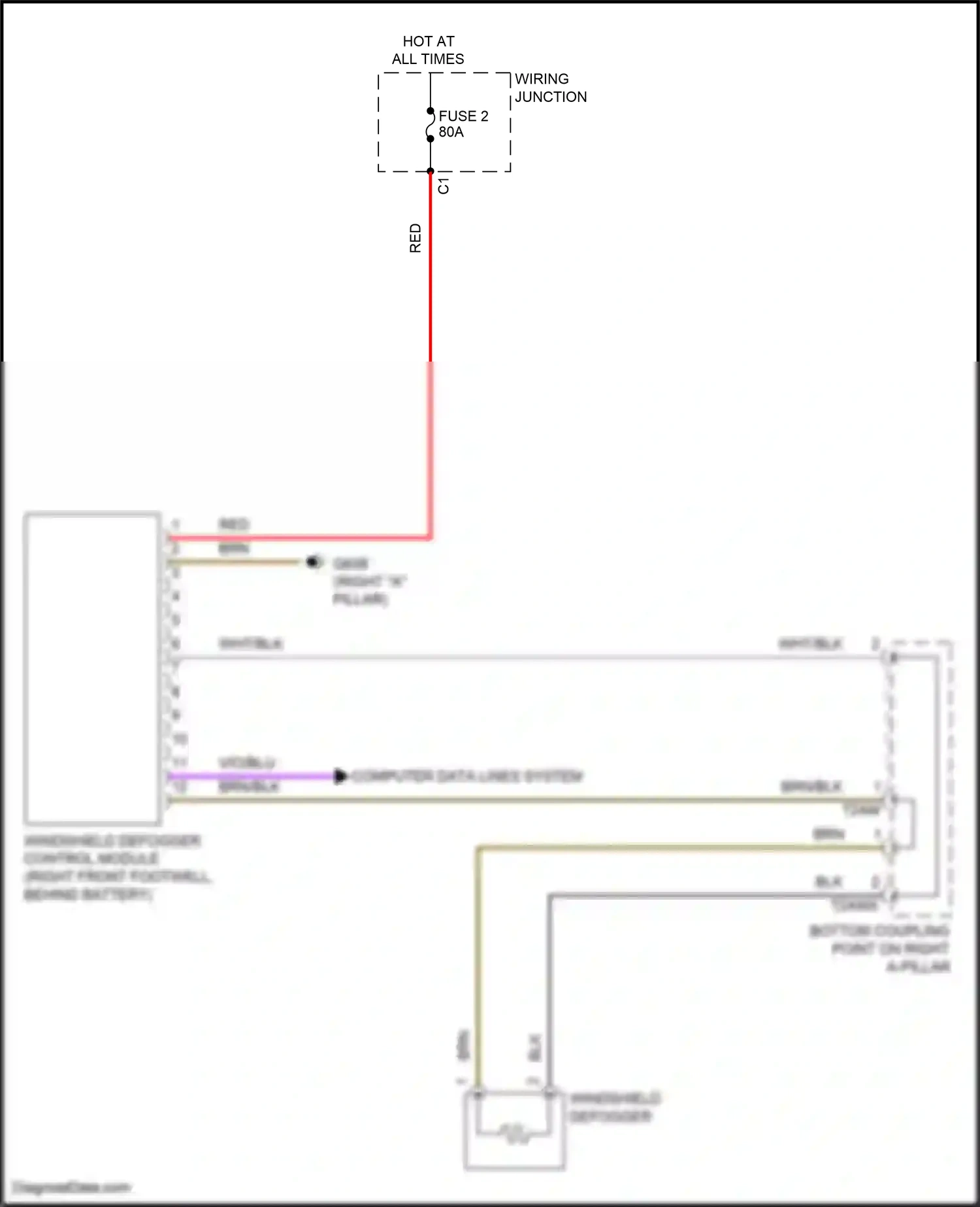 Audi SQ7 4M facelift (2019-2024) computer data lines system wiring diagram  (107 of 147)