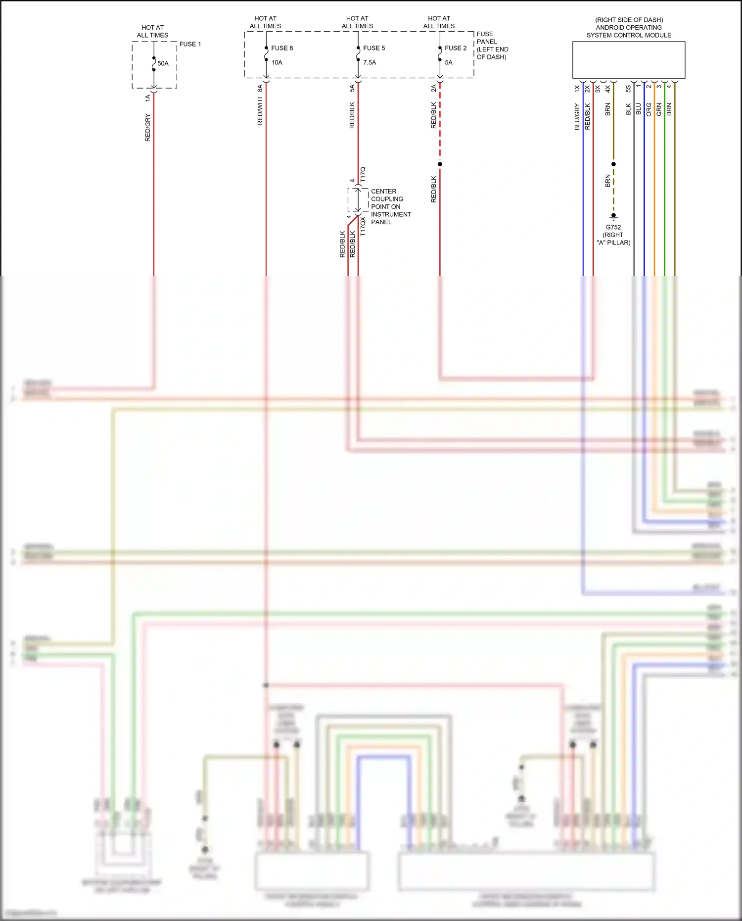 Audi SQ7 4M facelift (2019-2024) computer data lines system wiring diagram  (131 of 147)