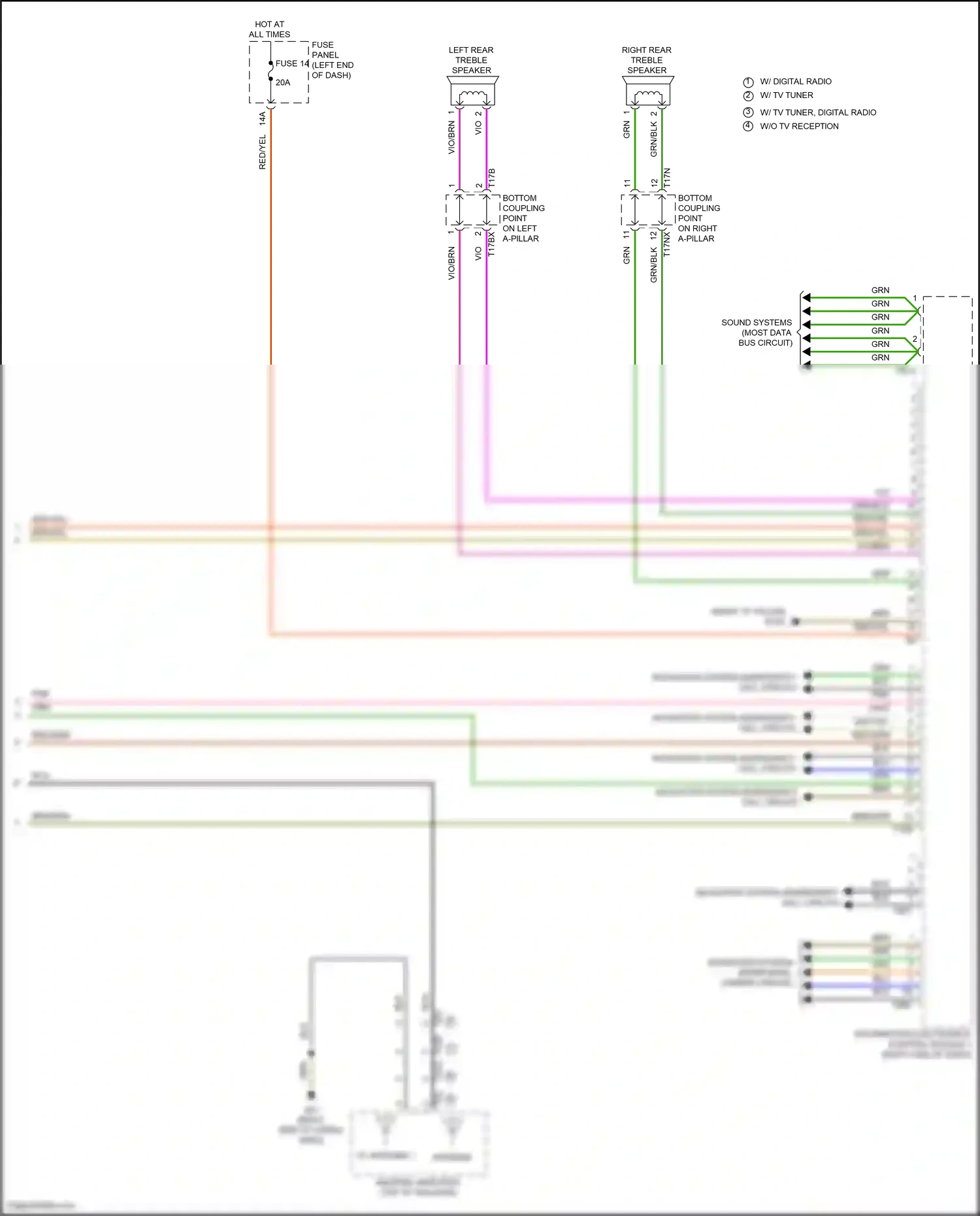 Audi SQ7 4M facelift (2019-2024) information electronics control module 1 wiring diagram  (6 of 20)