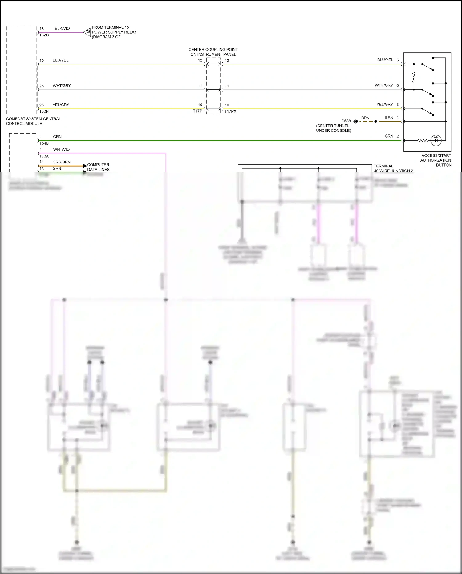 Audi SQ7 4M facelift (2019-2024) sway stabilization control module wiring diagram  (5 of 7)