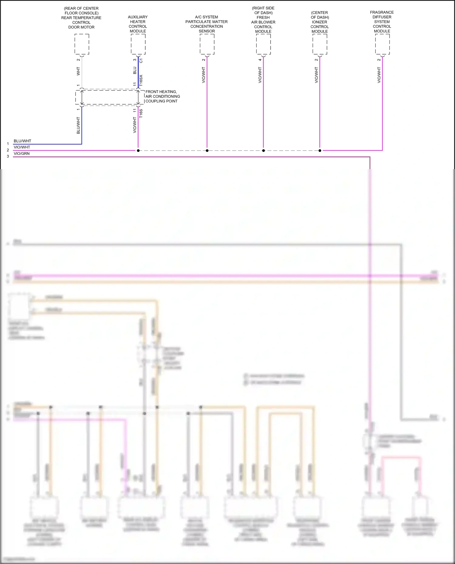 Audi SQ7 4M facelift (2019-2024) telematics interface control module wiring diagram  (1 of 4)
