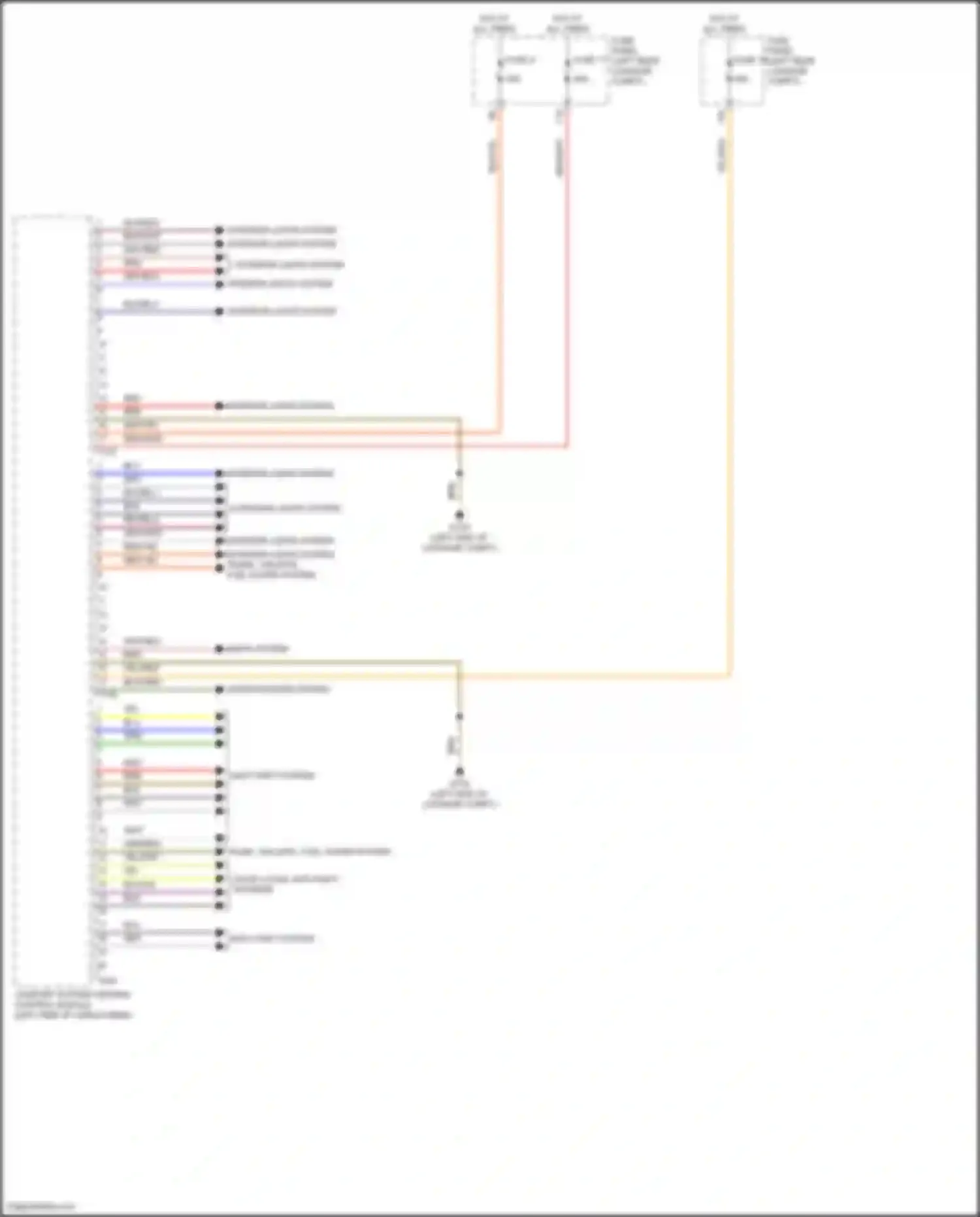 SQ8 Audi I facelift (2023-2024): Comfort system central control module circuit (1 of 2)