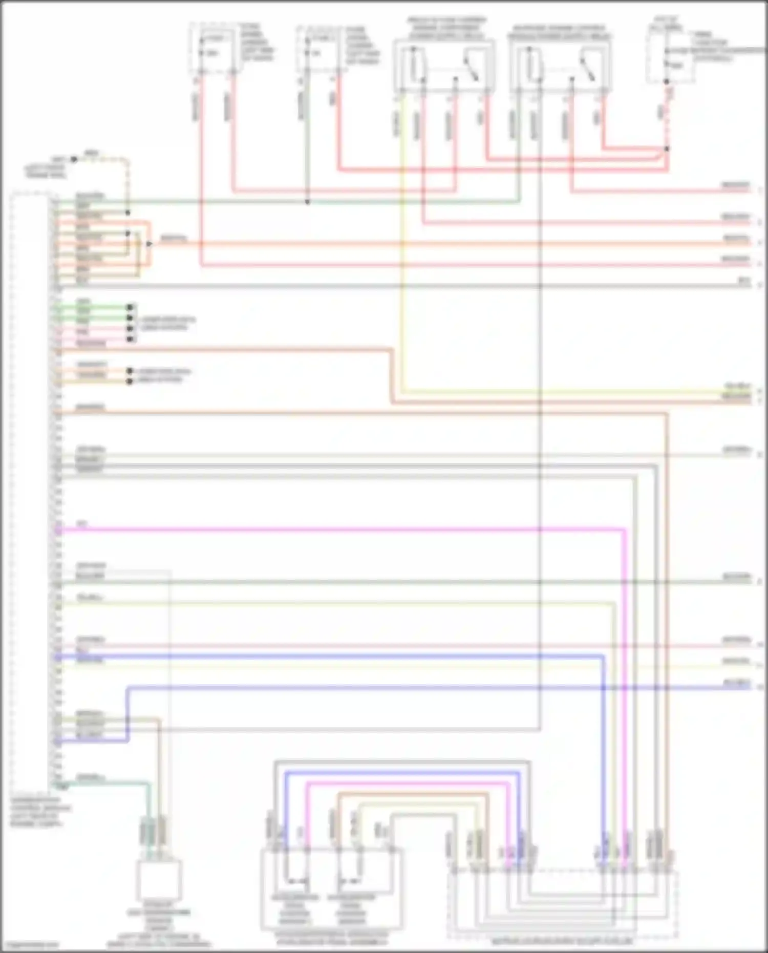 SQ8 Audi I facelift (2023-2024): Wiring diagram engine performance 4.0l turbo hybrid (1 of 15)